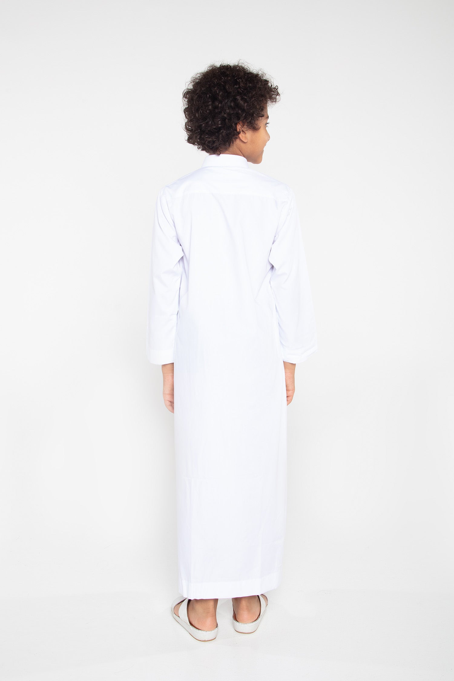 Haramain Style Soft Collar for Kids - Comfortable Islamic Prayer Outfit - Perfect for Eid, Mosque, and Daily Prayers