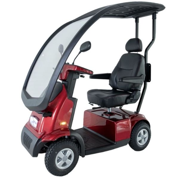 AFIKIM Afiscooter C4 4-Wheel Mobility Scooter for Adults - Heavy Duty Electric Scooter for Outdoor & Indoor Use - Ideal for Shopping, Travel & Daily Commuting