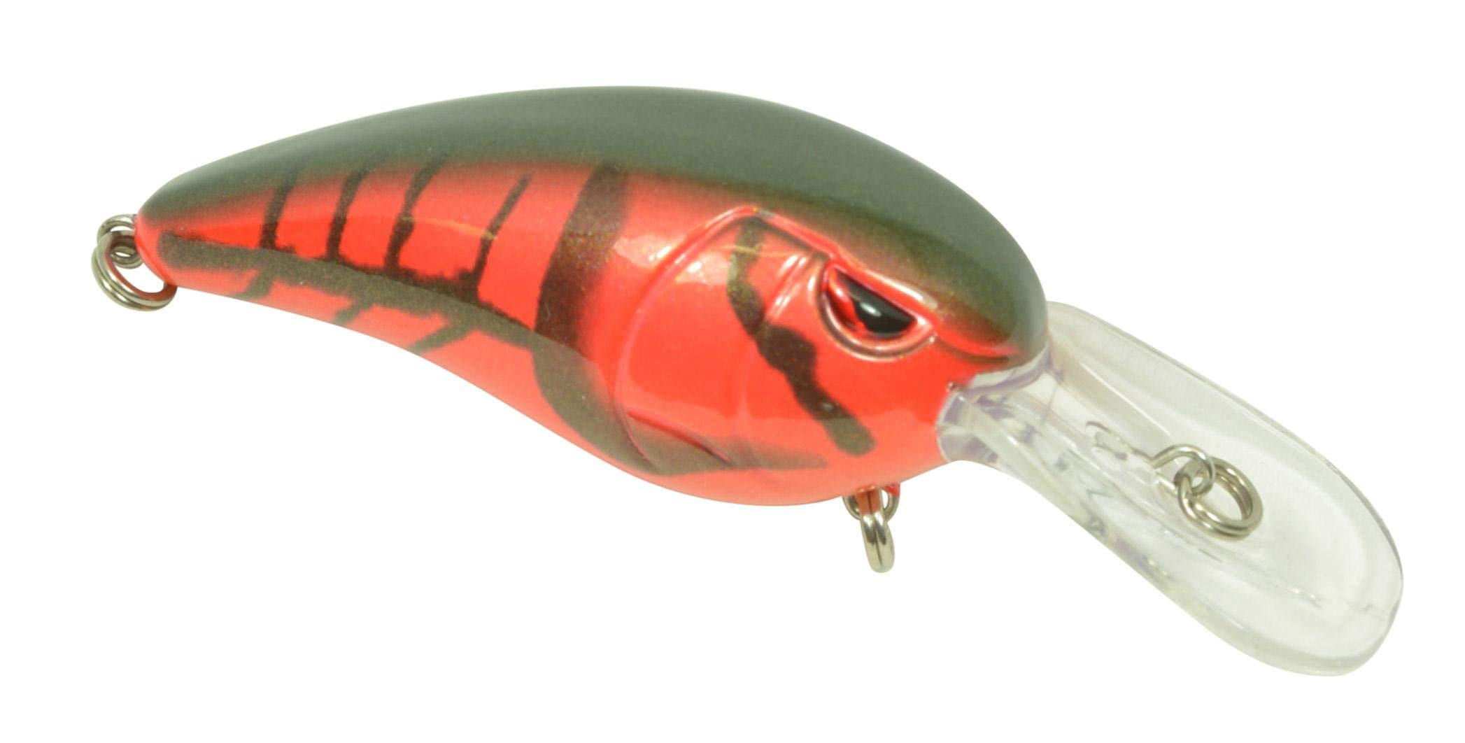 SPRO RKCrawler 50 Red Bug Soft Plastic Bait - Premium Crawfish Lure for Bass Fishing, Ideal for Freshwater & Saltwater Angling (Pack of 5) | Perfect for Texas Rig, Drop Shot & Carolina Rig Techniques