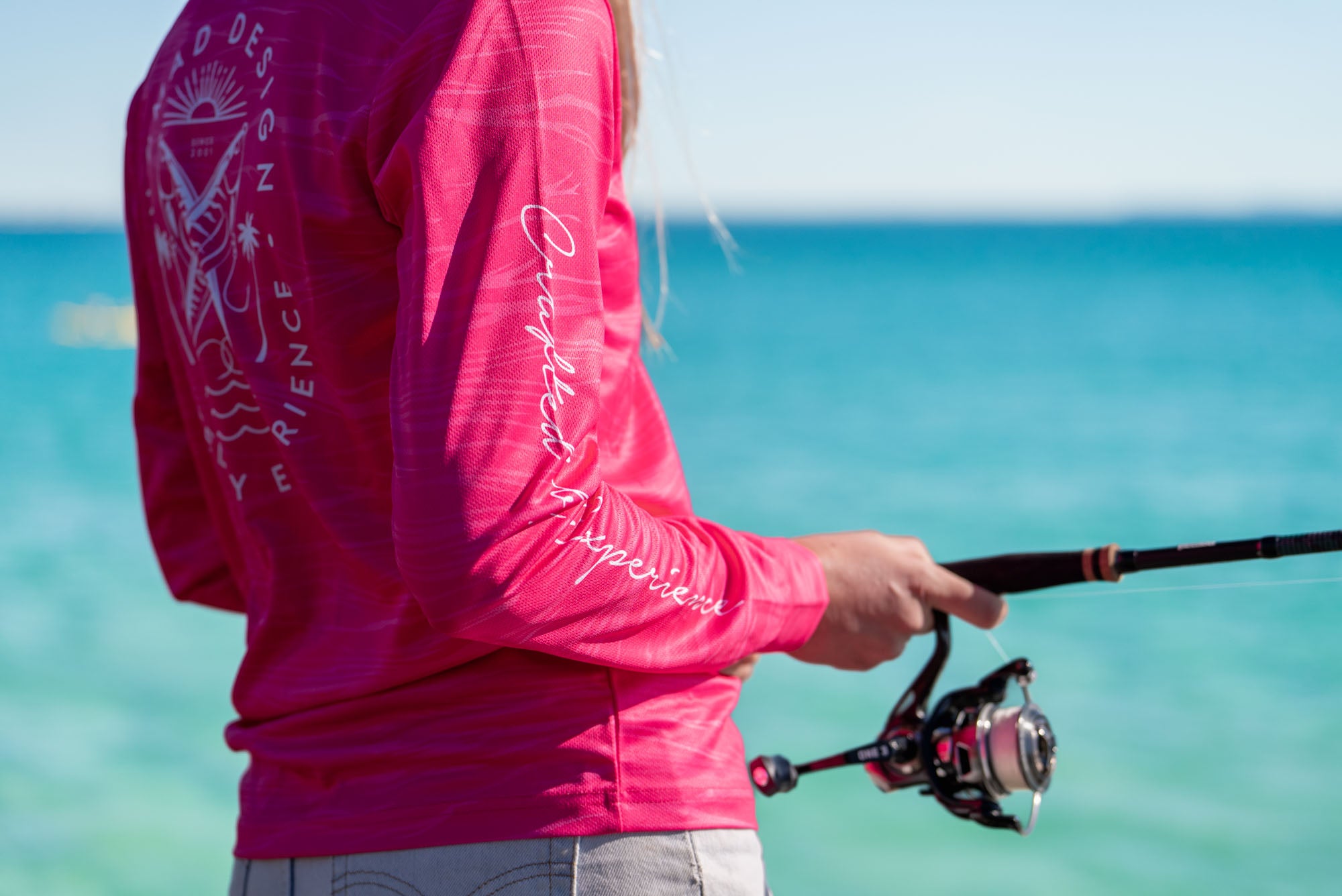 Women's Tech Fishing Shirt with Collar - UPF Sun Protection & Quick-Dry Fabric for Outdoor Fishing & Hiking | Rise of the Madscads