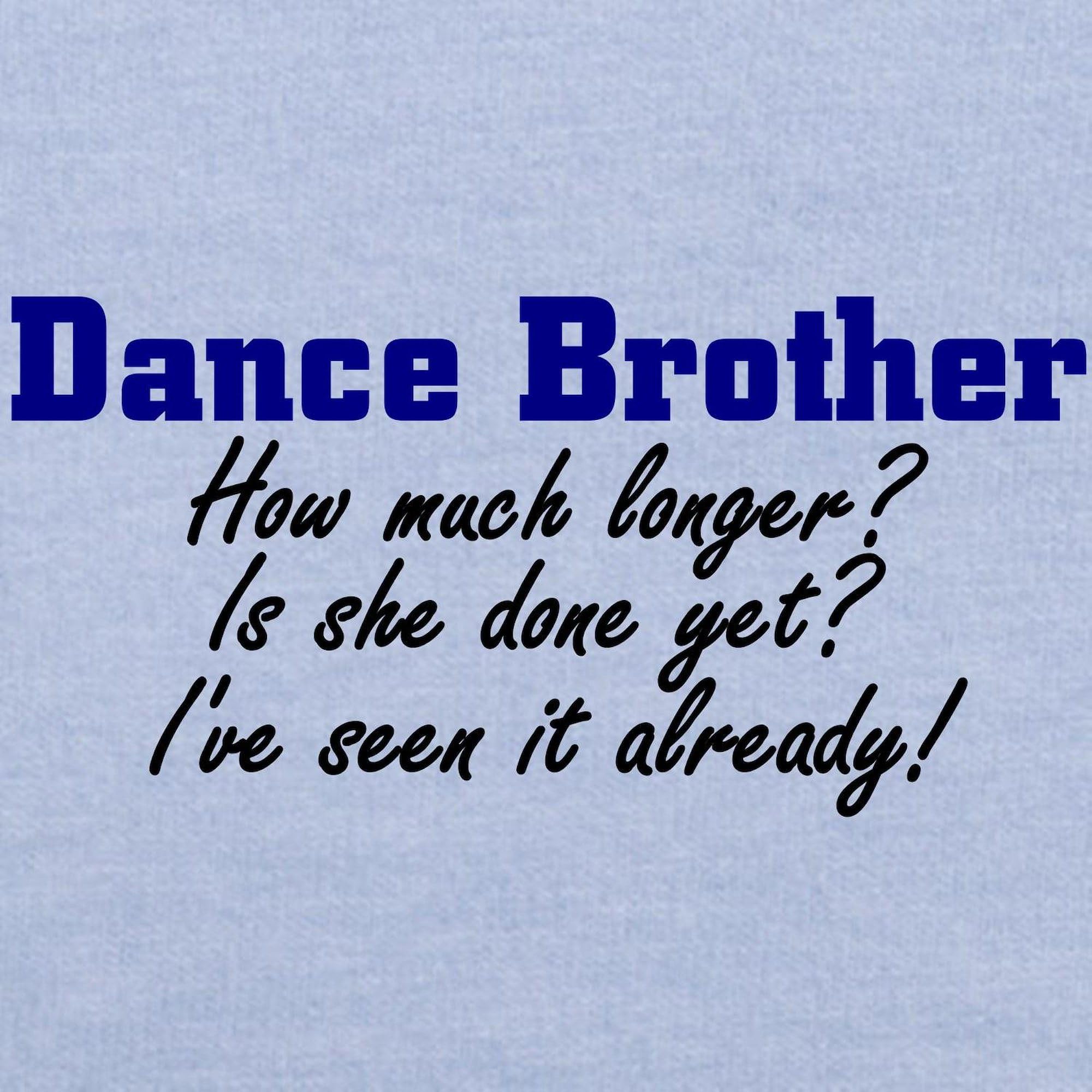 Dance Brother Graphic Tee - 100% Cotton Cute Toddler T-Shirt for Boys & Girls | Perfect for Dance Classes, Sibling Matching Outfits & Casual Wear