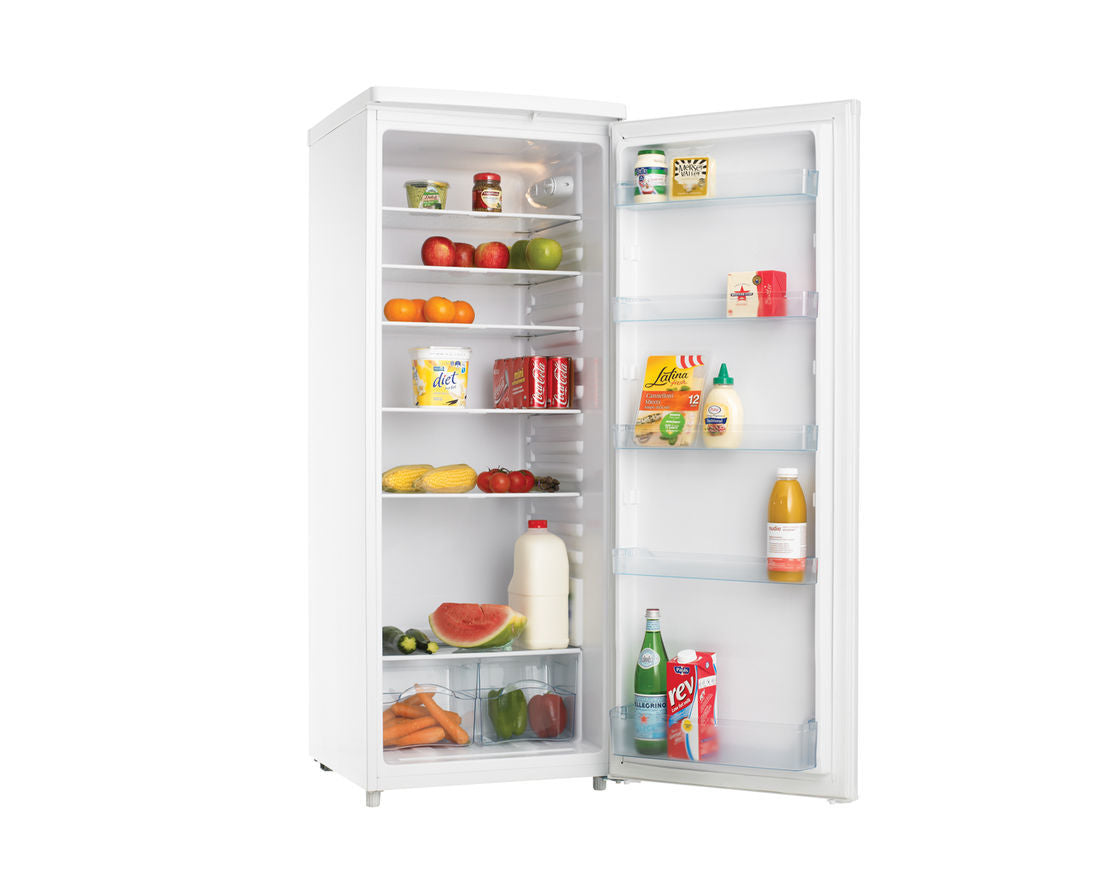 Heller 242L Upright Refrigerator - Energy Efficient 2.1 Cu Ft Compact Fridge with Adjustable Shelves & Reversible Door - Perfect for Dorm, Office, Apartment & Small Spaces