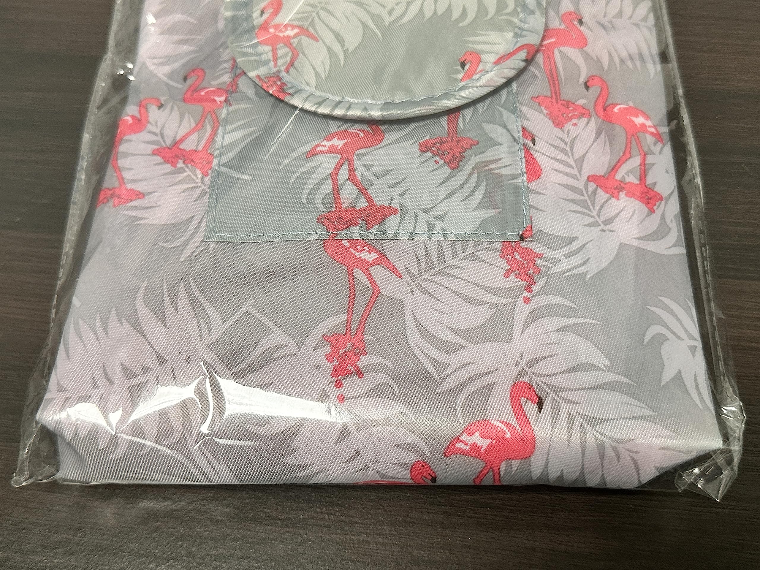 Large Capacity Waterproof Drawstring Makeup Bag - Portable Travel Toiletry Organizer for Women & Girls, Perfect for Cosmetics Storage (Flamingo Design) | Ideal for Travel, Gym & Daily Use