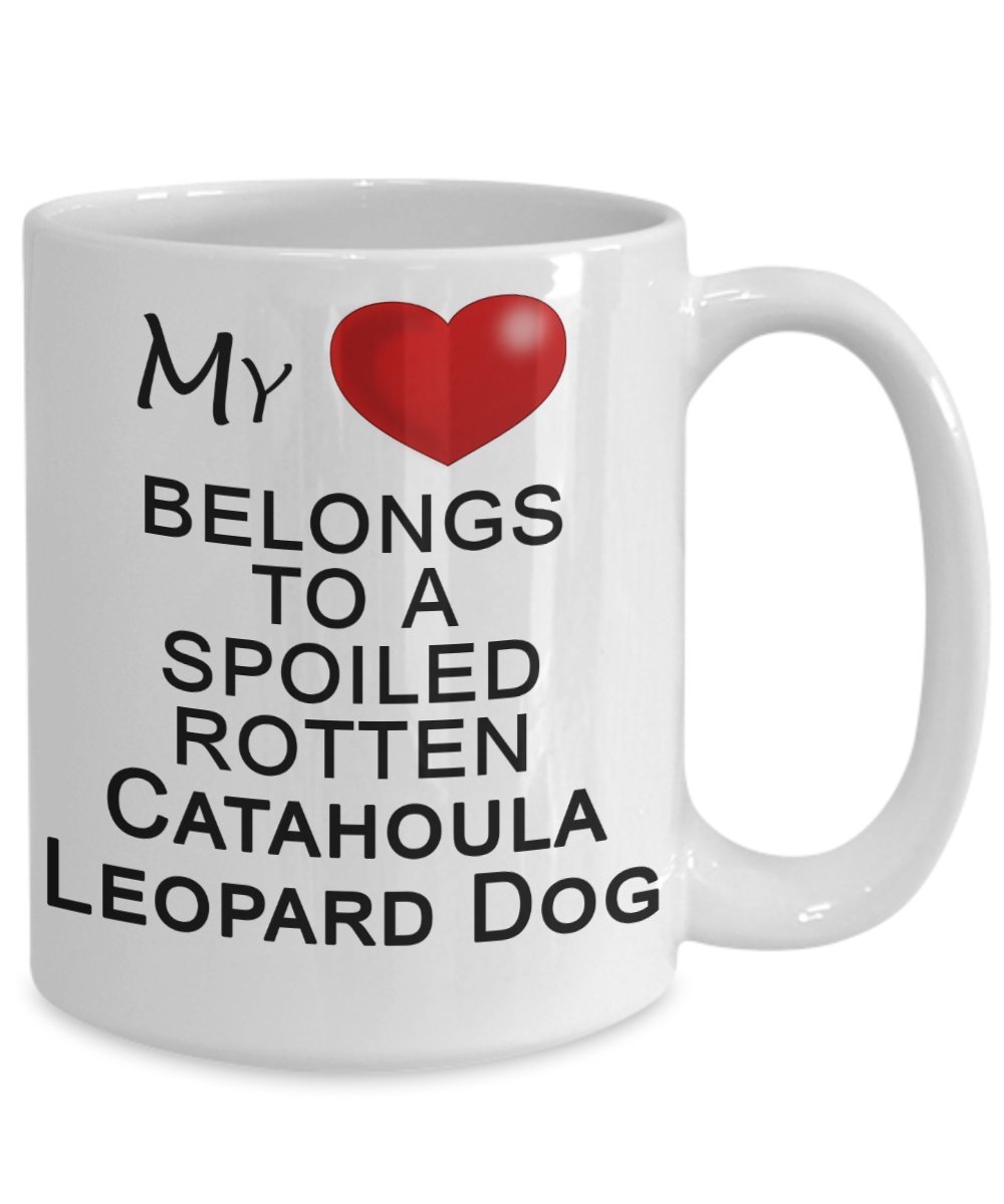 Catahoula Leopard Dog Coffee Mug - Perfect Gift for Dog Lovers - Unique Catahoula Leopard Hound Design - Ideal for Morning Coffee, Office Use & Dog Themed Gifts
