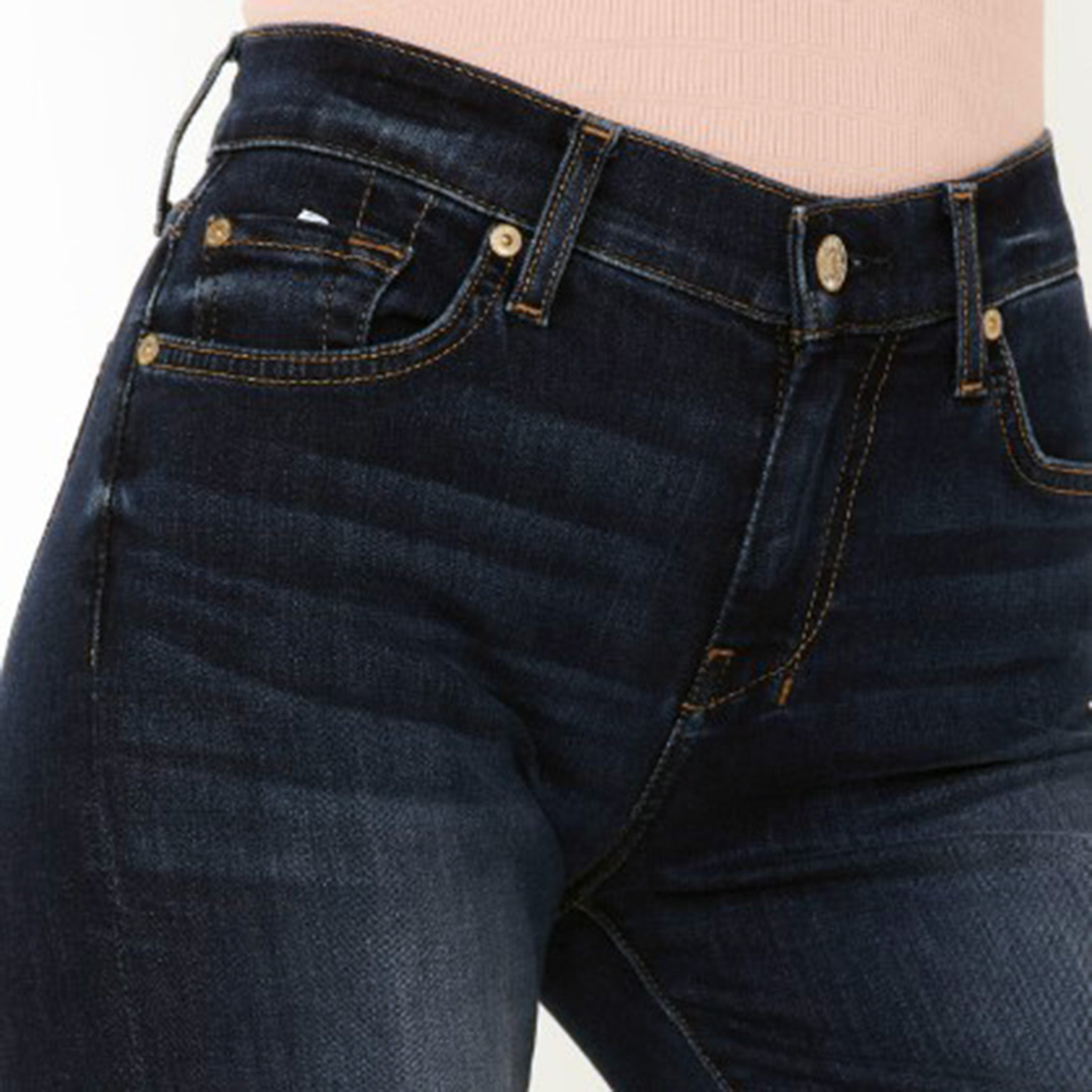 7 For All Mankind Women's XRT Moreno Dojo Skinny Jeans - High Waist Stretch Denim Pants for Casual Wear & Night Out