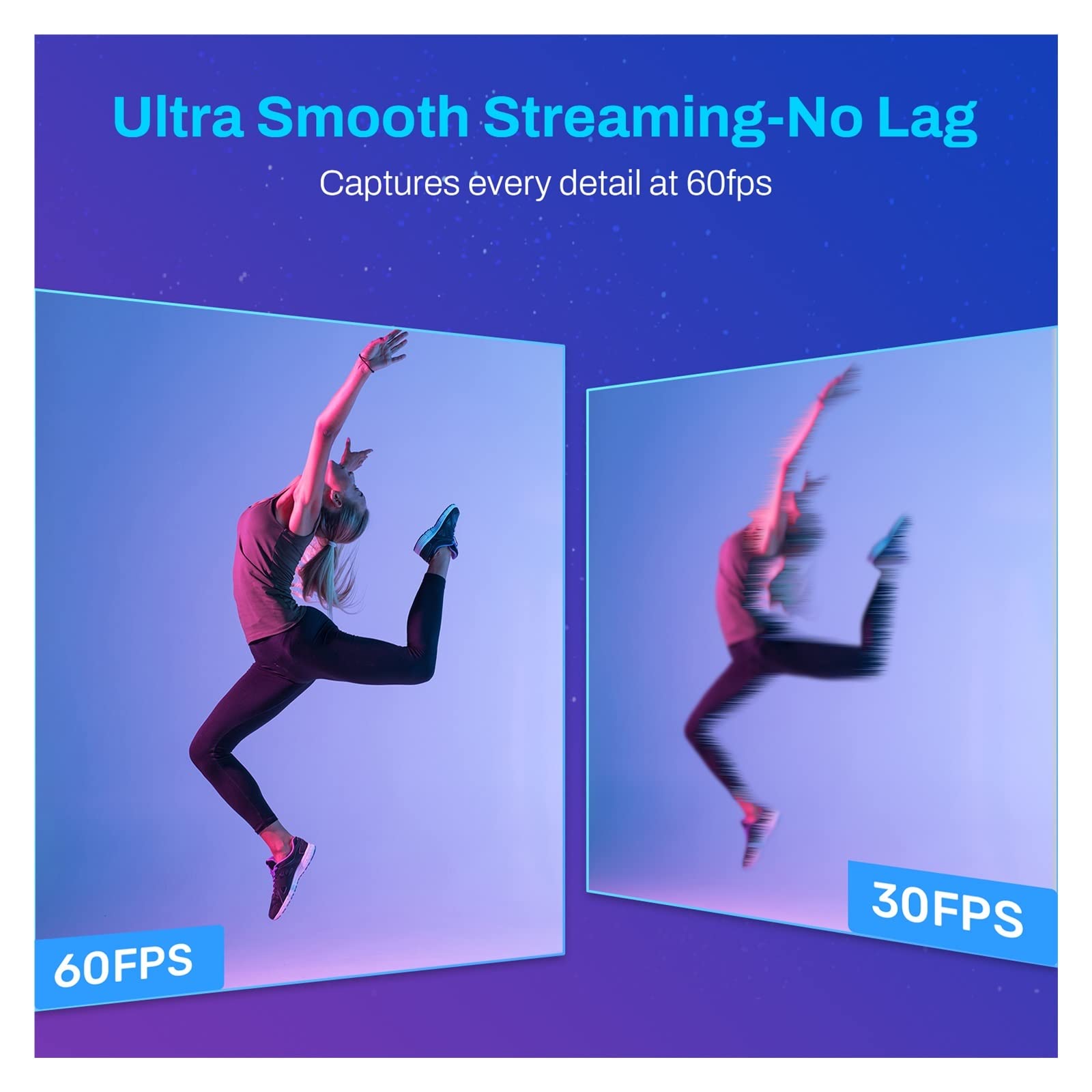 4K Webcam with Autofocus - 1080P 60FPS Streaming Camera for Live Sports, Gaming & Video Calls | S600 HD Webcam for YouTube, Twitch, Zoom & Home Office