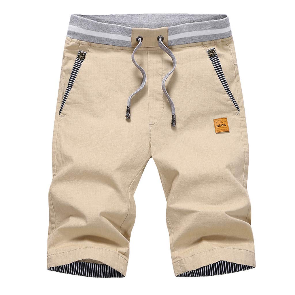 OSTELY Men's Fashionable Casual Loose Fit Cotton Shorts - Breathable Summer Workout Shorts with Pockets | Perfect for Gym, Running, Beach & Everyday Wear