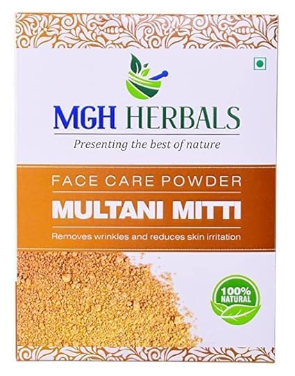 Multani Mitti Powder (Fuller’s Earth Clay) 100g - Natural Calcium Bentonite Clay for Face Mask & Hair Treatment - DIY Skincare & Hair Care for Acne, Oil Control & Scalp Detox