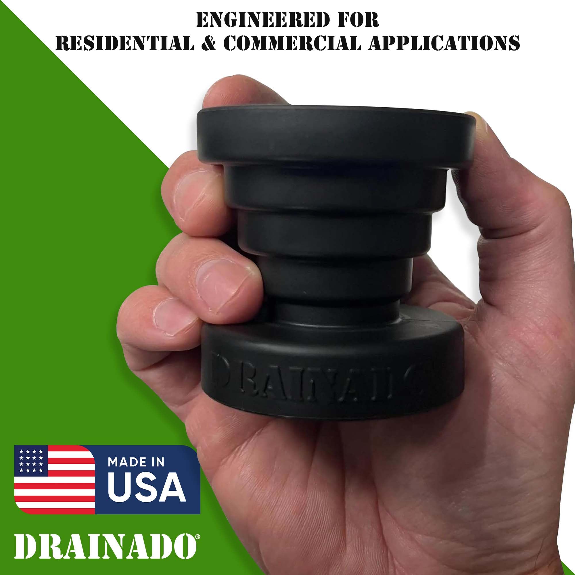Multi Vacuum Hose to PVC Pipe Adapter - Effortless A/C Drain Line Unclogging Tool - Universal Fit for Various Vacuum Hoses & PVC Pipe Sizes - No Reducers or Duct Tape Needed - Perfect for HVAC Maintenance & Home Plumbing Repairs