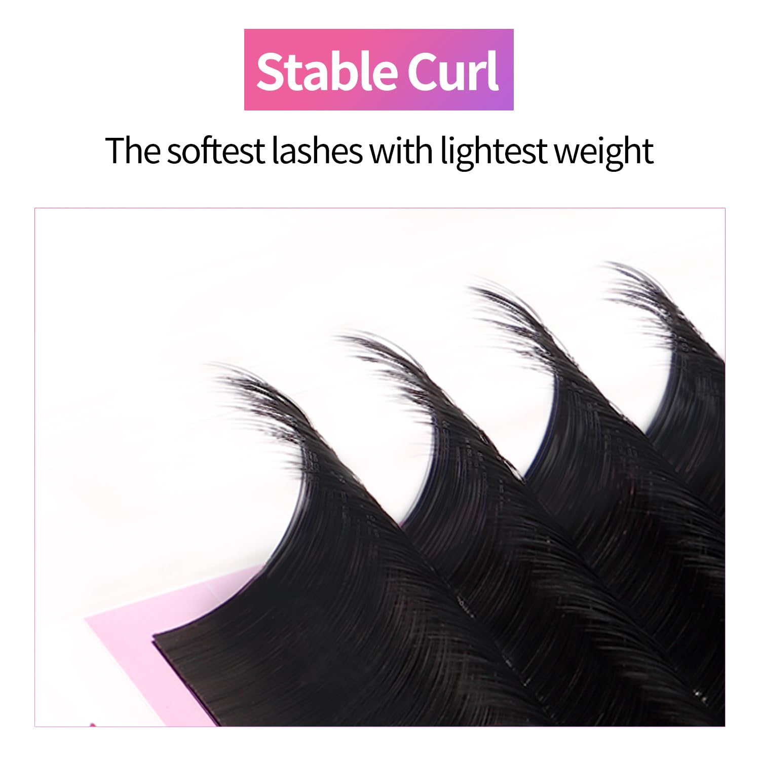 VEYES INC Premium Silk Classic Volume Lash Extensions 0.03-0.20mm - J/B/L/C/CC/D/DD Curl - 5-25mm Mixed & Single Length Tray - Professional Eyelash Extension Supplies for Lash Technicians (Matte Black 0.05 CC 15-20mm) - Perfect for Salon, Spa & Home Use