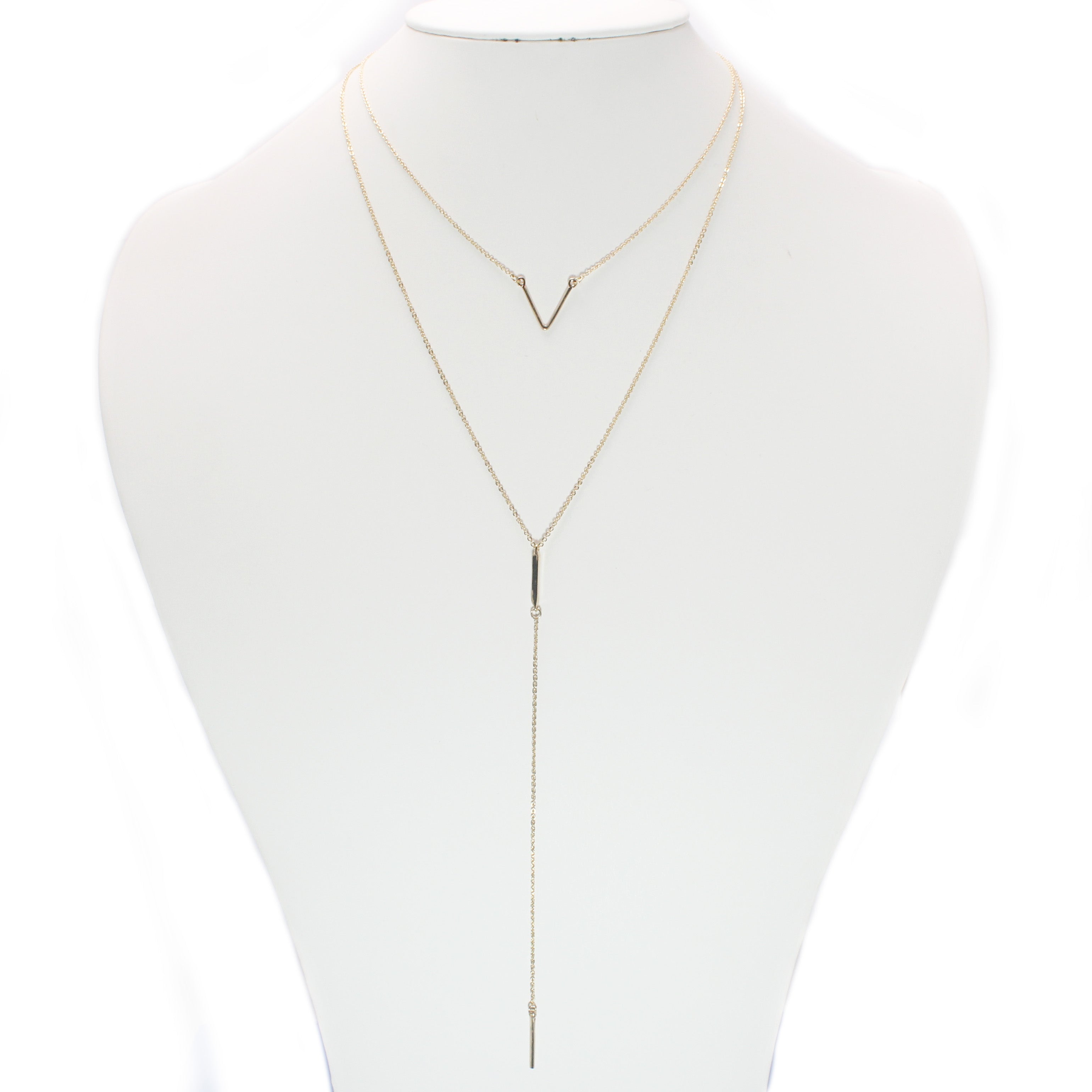 Layered Necklace for Women - Trendy Multi-Layer Gold & Silver Necklaces for Everyday Wear | Perfect for Casual, Office & Date Night Outfits