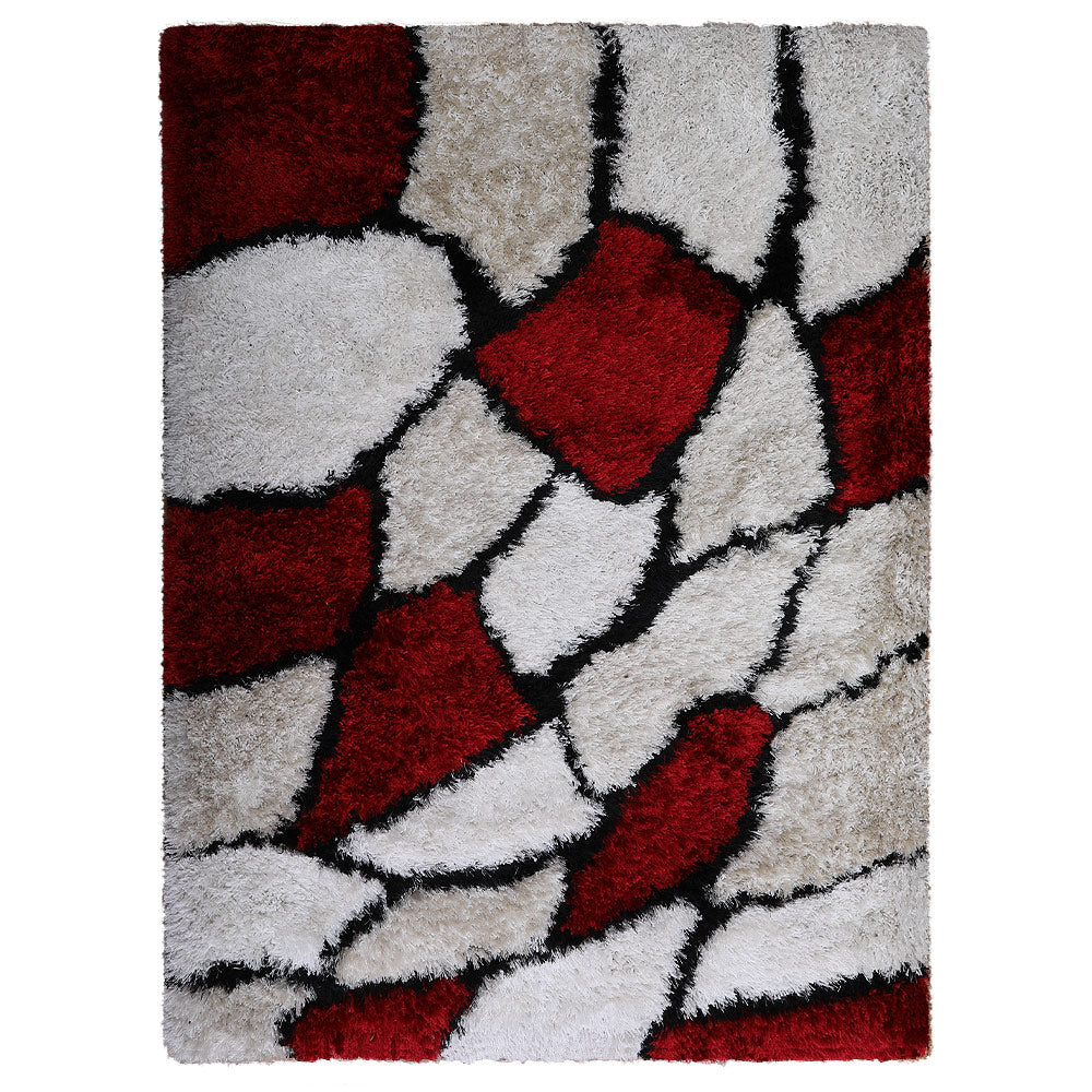 Hand Tufted Wool Rug - Soft & Durable Non-Slip Area Rug for Living Room, Bedroom, Nursery - Traditional Floral Design Home Decor