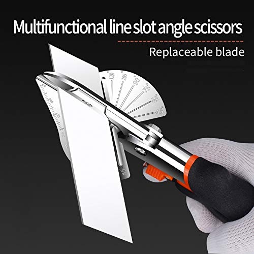 ATAAY Multi-Function Miter Channel Lock Pliers - Manganese Pipe Cutter, Angled Cable Shears, Automatic Wire Cutter, Conduit Cutting Tool for Plumbing, Electrical & DIY Projects