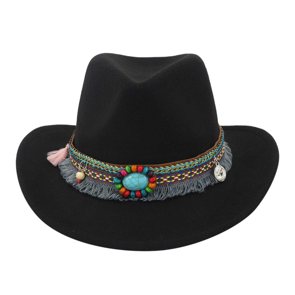 Men's & Women's Classic Woven Cowboy Hat - Summer Cattleman Western Style Outdoor Panama Hat | Foldable Design for Rodeo, Country Music Festivals & Beach Vacations