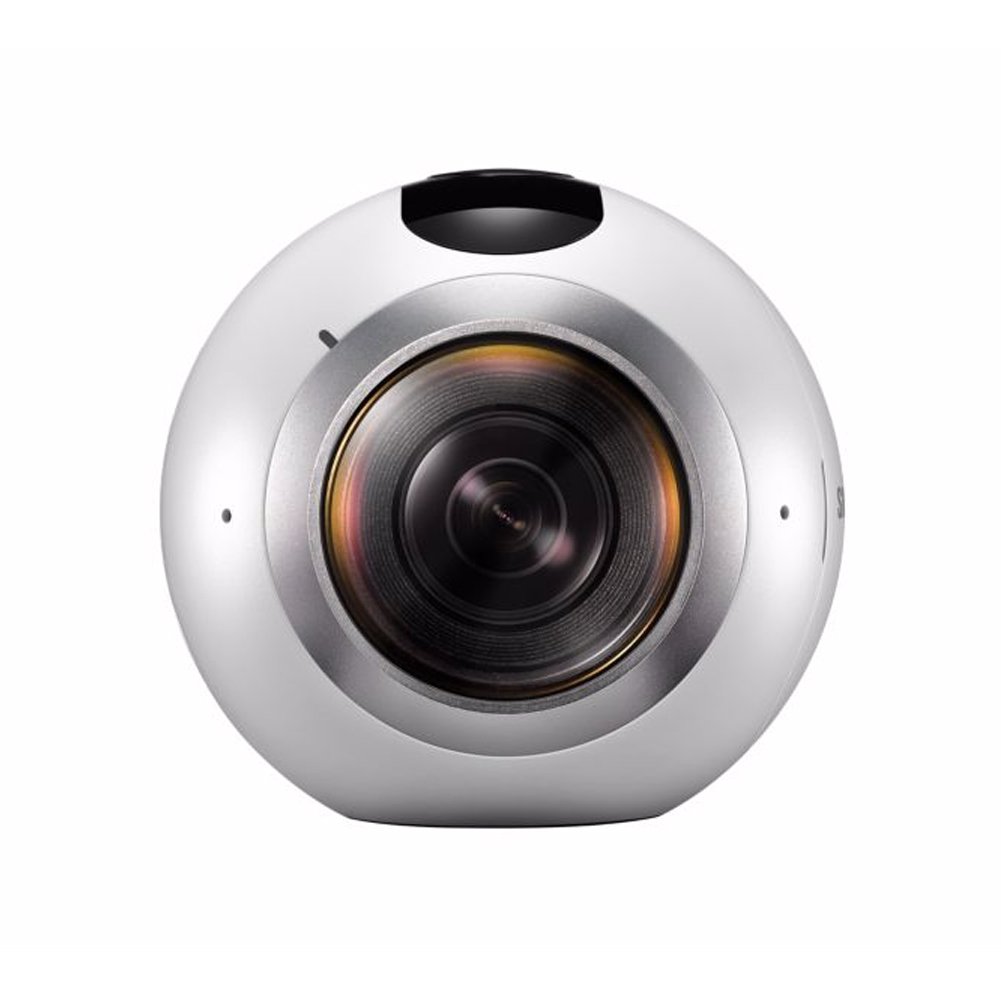 Samsung Gear 360 VR Camera - 4K Dual Lens Spherical Action Camera (White) for Travel Vlogging, Live Streaming & 360° Video Recording - UK Version