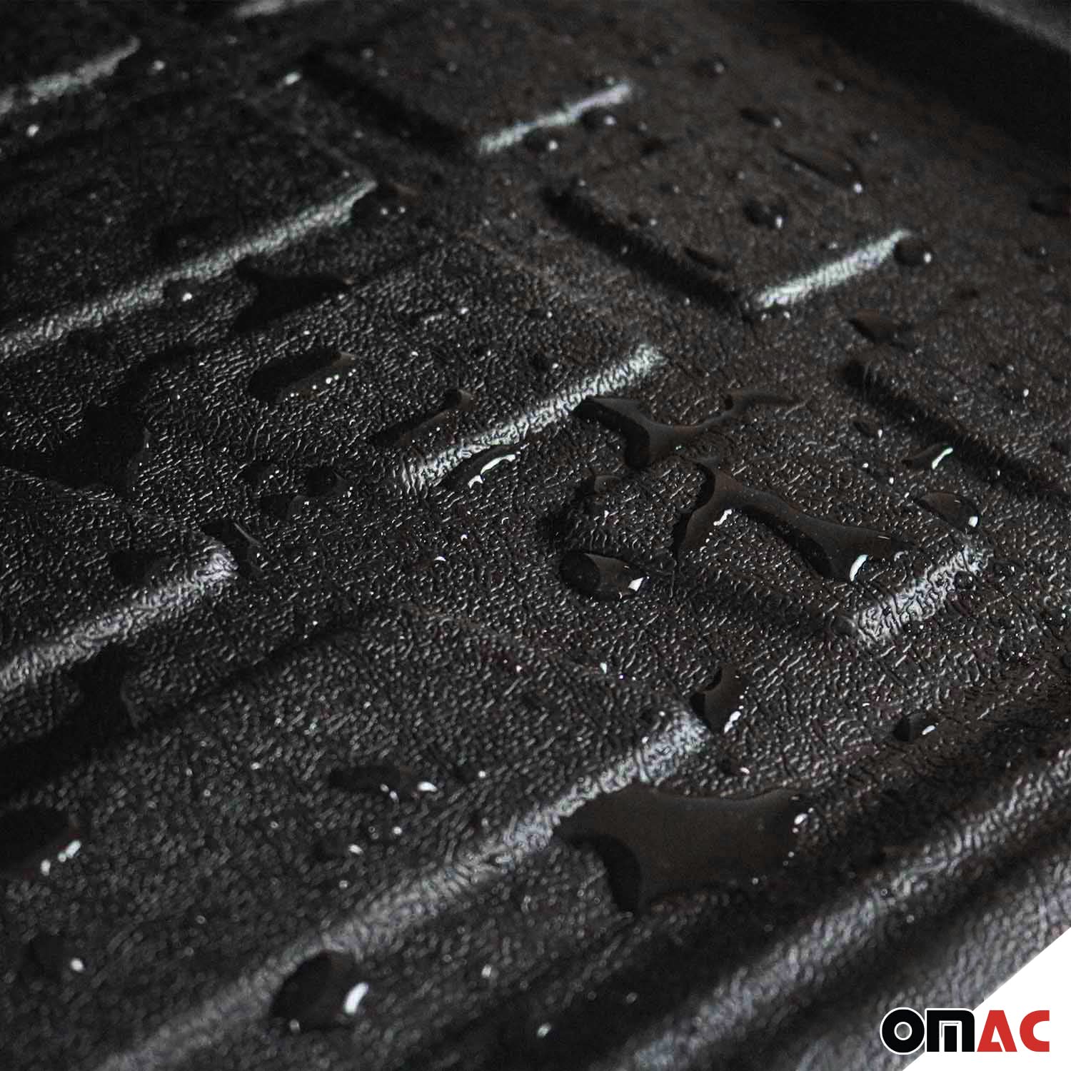 OMAC All-Weather TPE Cargo Liner for Audi Q7 2007-2015 - Heavy Duty Black Trunk Mat, Waterproof & Non-Slip Protection for SUV Cargo Area - Perfect for Road Trips, Groceries, Pets & Outdoor Adventures