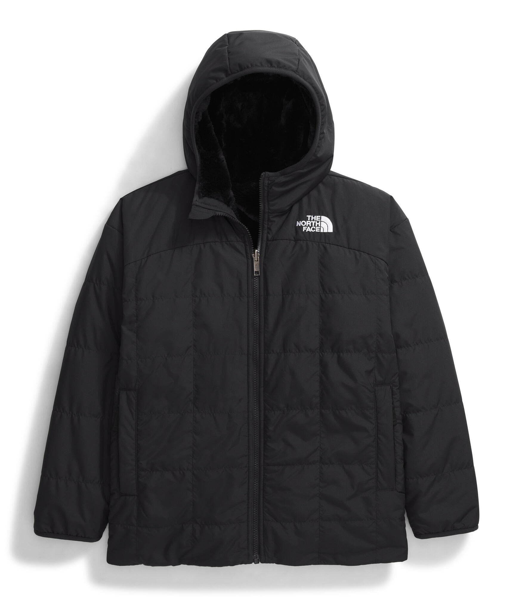 The North Face Girls' Reversible Shasta Short Parka Jacket - Waterproof Winter Coat for Kids Outdoor Activities & School