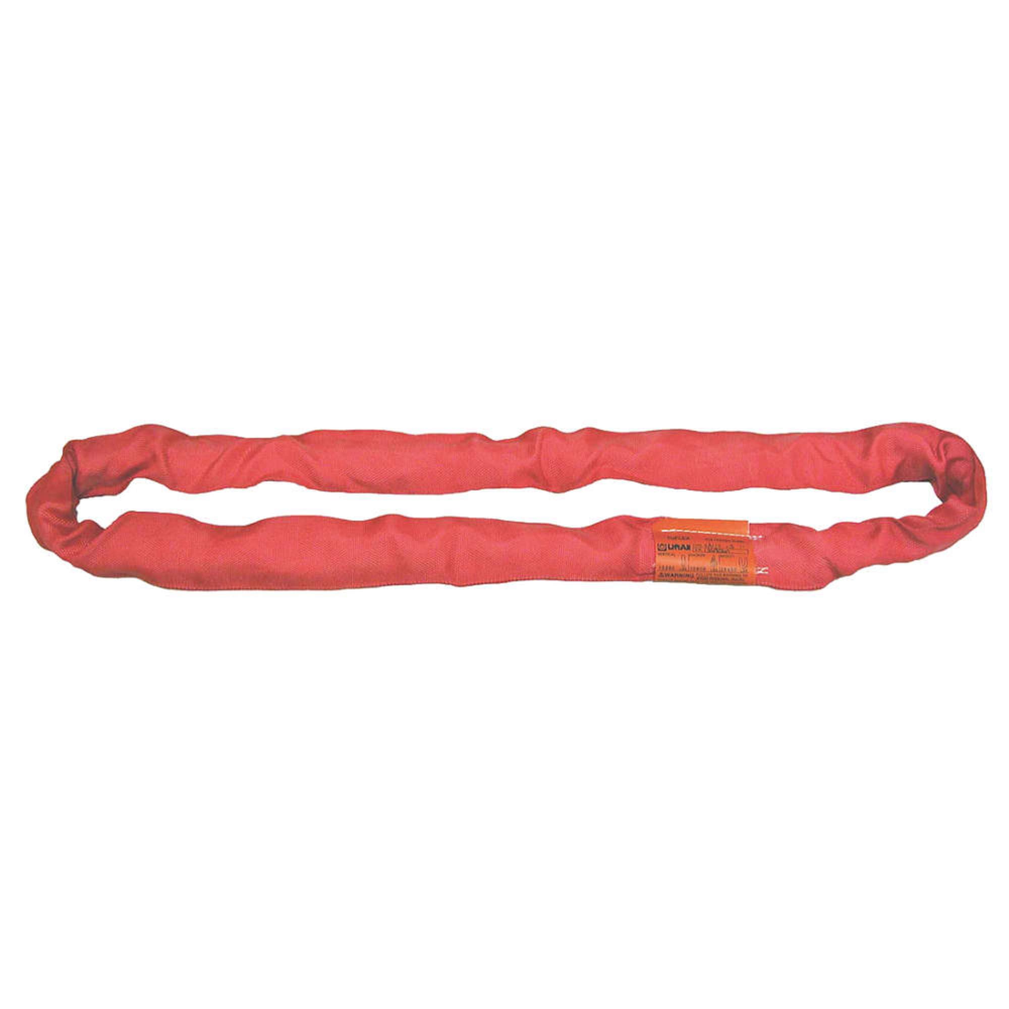 Liftall EN150X9 Tuflex Endless Round Sling 9 Feet Red - Heavy Duty Lifting Sling for Construction, Towing & Industrial Use