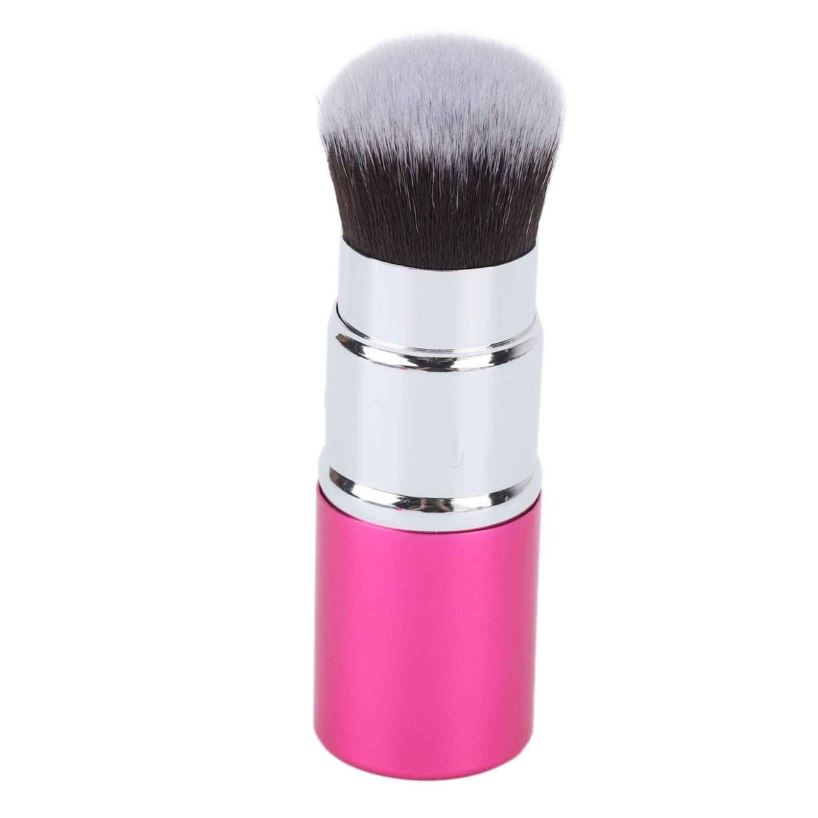 Volcanic Stone Reusable Makeup Brush for Oily Skin - Oil Absorbing Face Brush with Rose Red Handle | Perfect for Travel, Touch-Ups & Shine Control