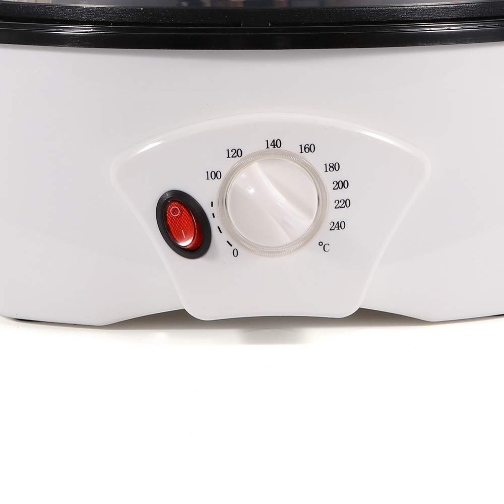 800W Electric Coffee Roaster Machine - 1500g Capacity for Home & Commercial Use, Adjustable Temperature Control, 110V for Perfect Coffee & Popcorn Beans - Ideal for Home Cafes, Coffee Shops & Gourmet Roasting