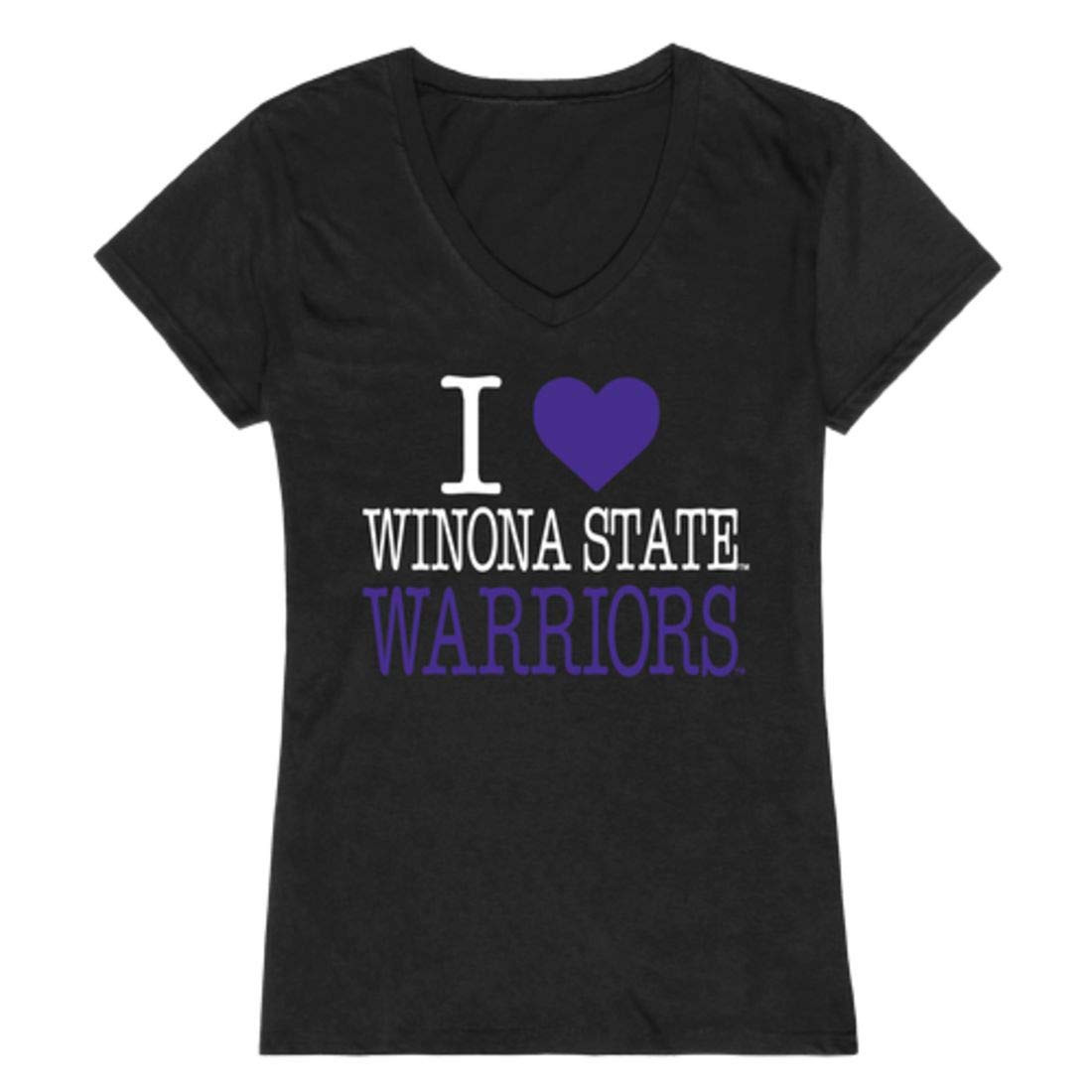 Winona State University Warriors Women's T-Shirt - Black | Comfortable College Fan Apparel for Game Day & Campus Life