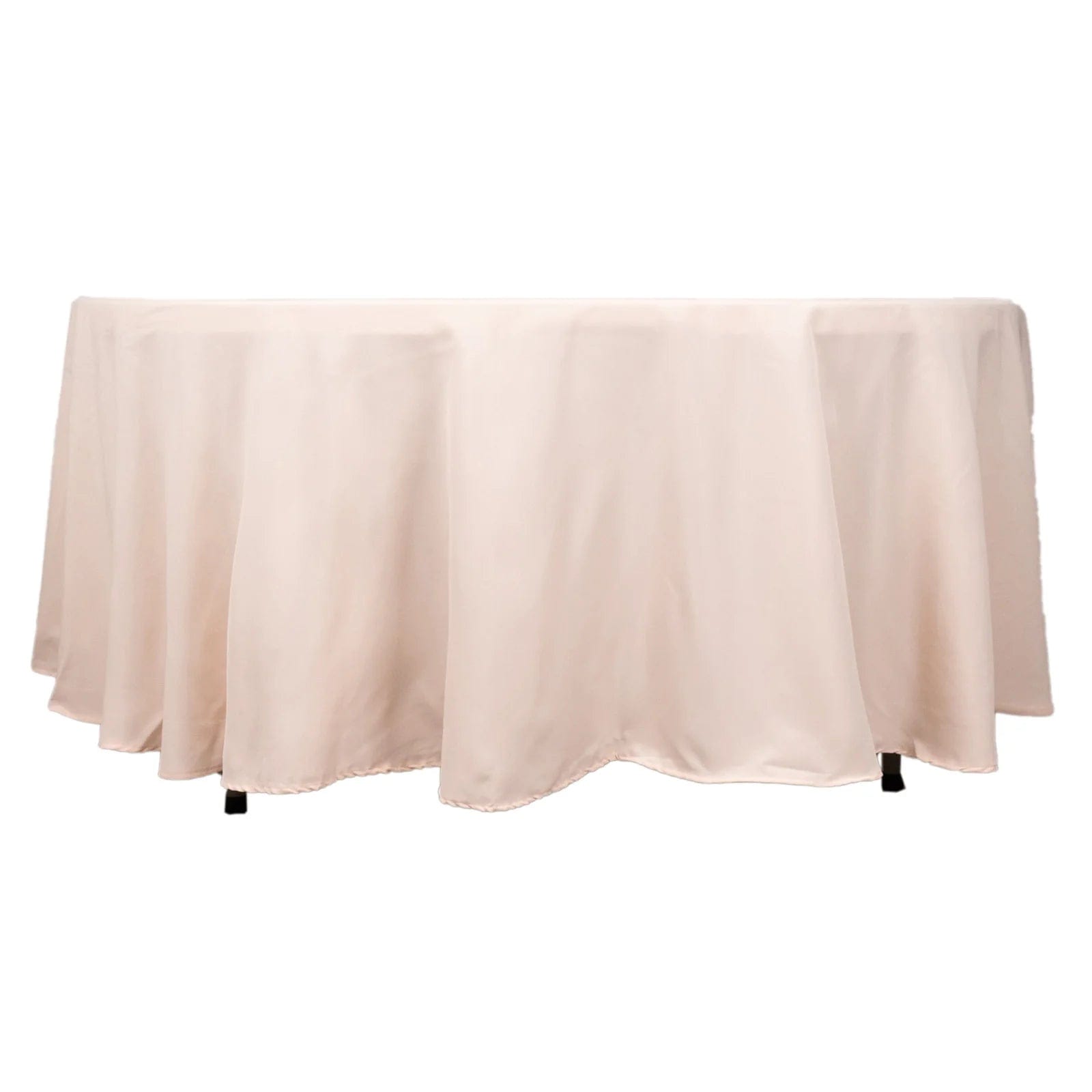 Premium 108-Inch Round Polyester Tablecloth for Weddings, Parties & Events - Elegant & Durable Table Linens for Banquets, Celebrations & Home Decor