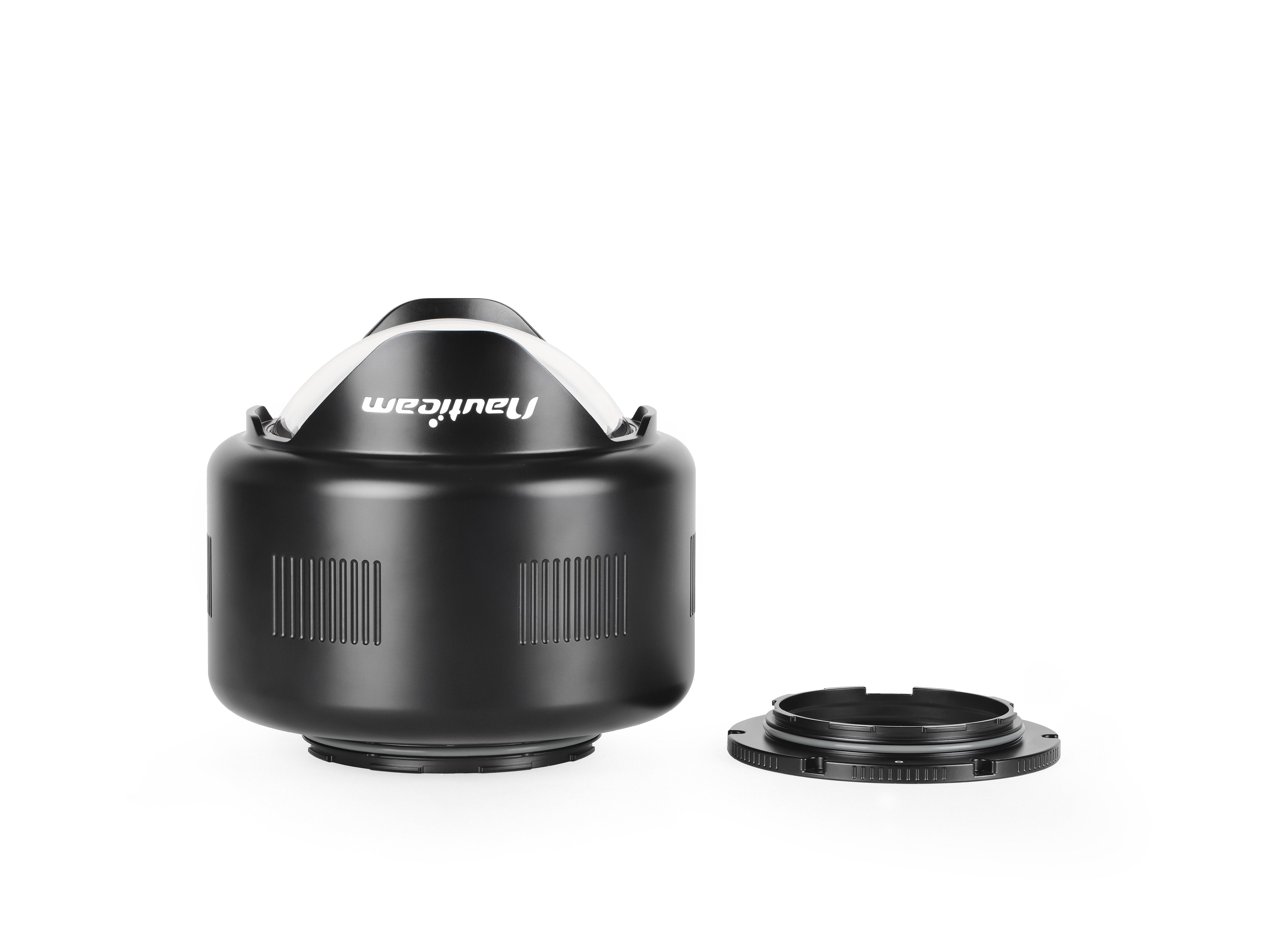 WACP 1B N120/N100 0.36x Wide Angle Conversion Lens with Float Collar & Interchangeable Mount - Underwater Photography & Scuba Diving Accessory
