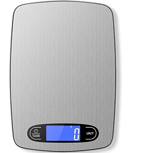 **CarteRE Digital Kitchen Scale - Precise Food Scale for Baking, Cooking & Meal Prep - Measures in Grams & Ounces - Essential Kitchen Tool for Portion Control & Healthy Eating**