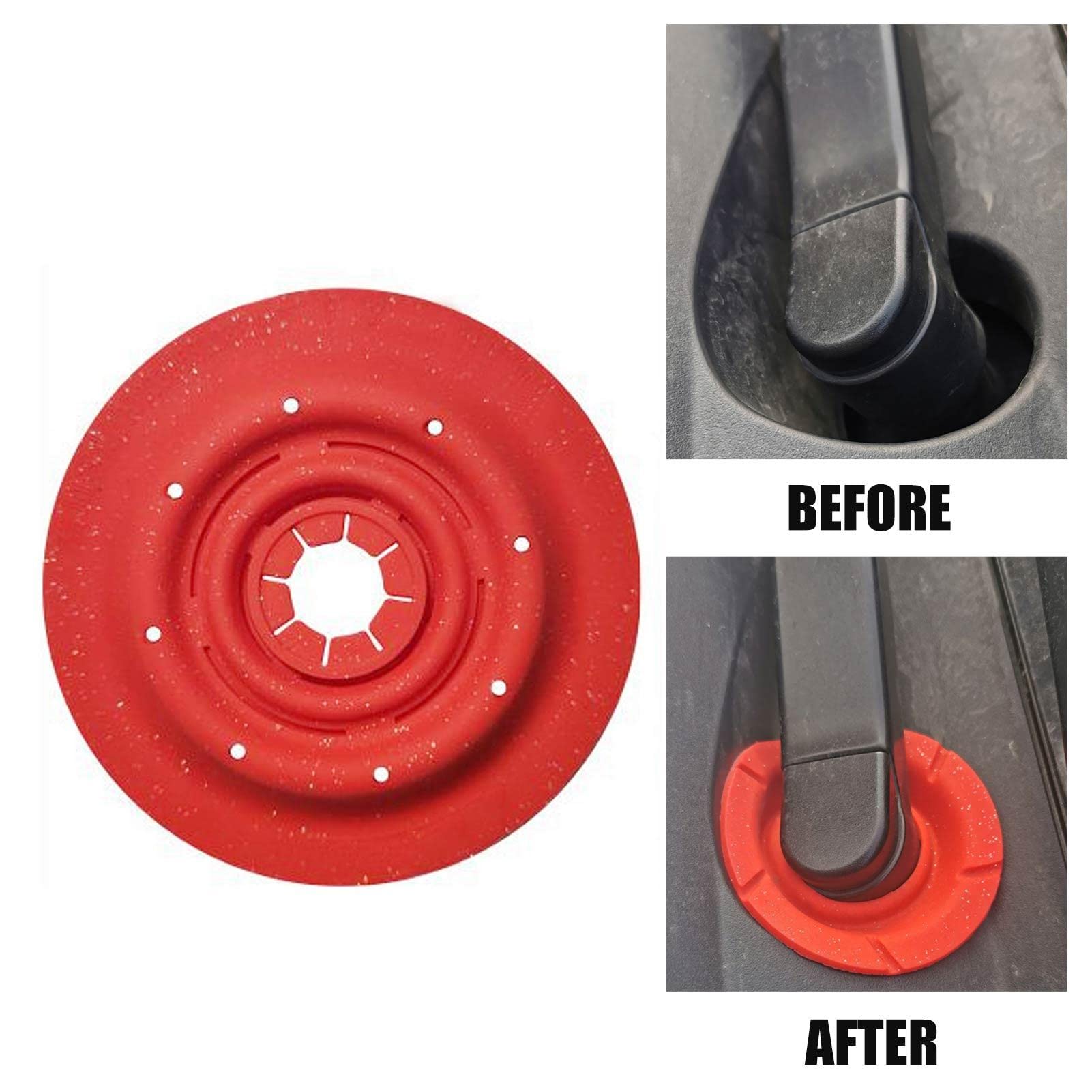 Car Front Wiper Guards - Dustproof Silicone Windshield Wiper Sleeve for Vehicle Protection, Durable Car Accessories for All Weather Use