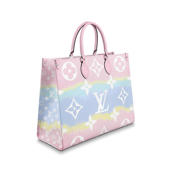 Louis Vuitton Escale Onthego GM Pastel Tote Bag - Luxury Designer Handbag for Women, Perfect for Travel, Work & Everyday Use
