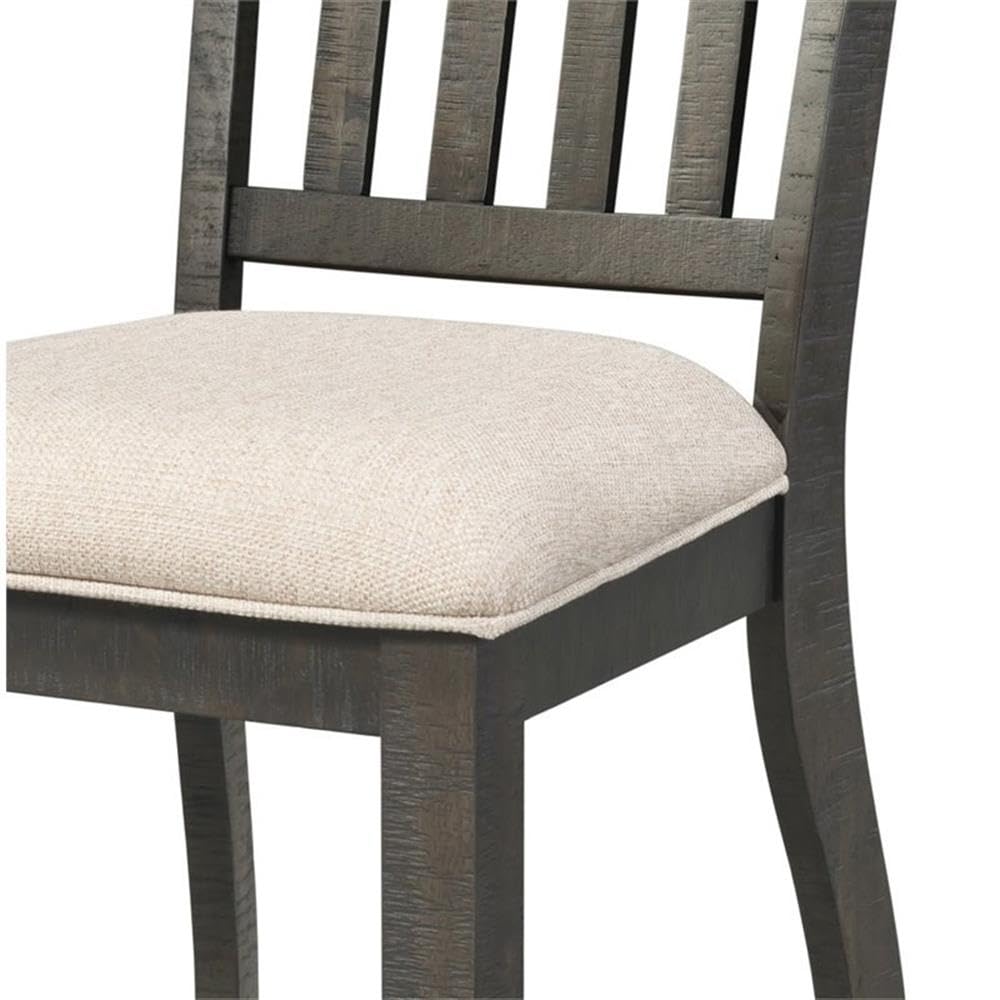 Picket House Furnishings Stanford Side Chair Set of 2 - Modern Dining Chairs for Kitchen, Dining Room & Office - Sturdy Wooden Accent Chairs with Upholstered Seat