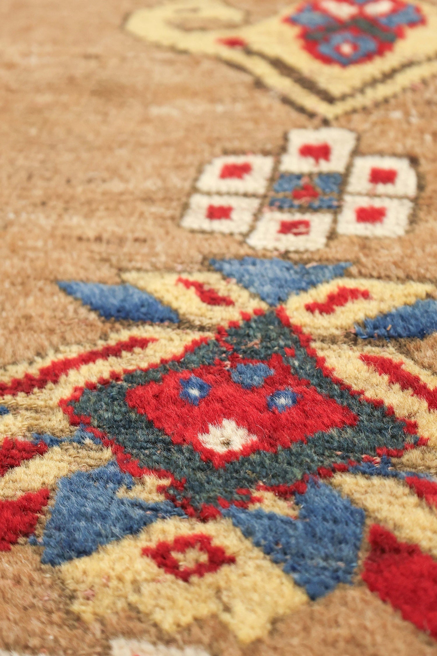 Handwoven Antique Bijar Tribal Rug - Traditional Persian Carpet for Home Decor, Living Room, Bedroom - J73850