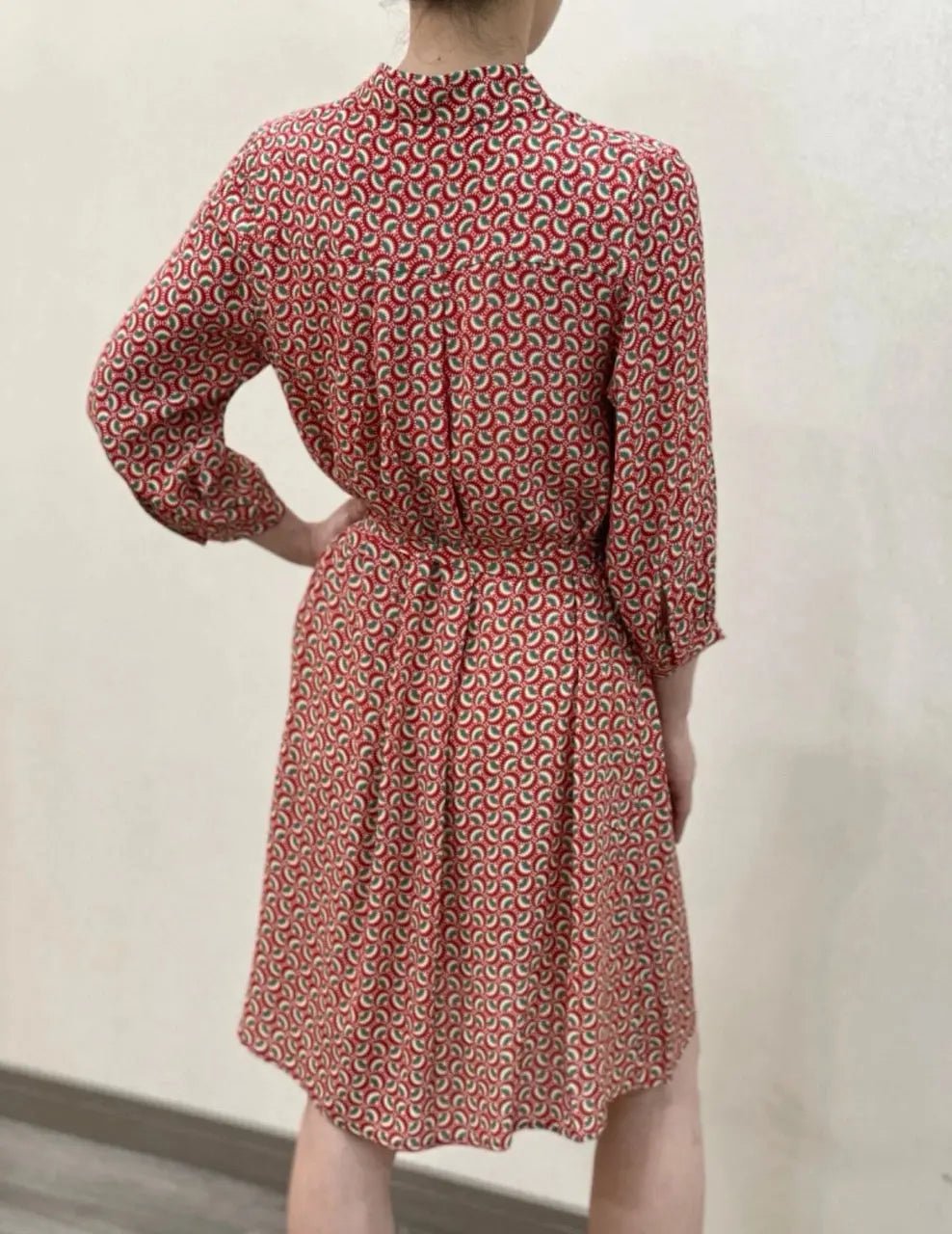 Evie Printed Chemise Robe - Women's Floral Loungewear for Home Relaxation & Spa Days
