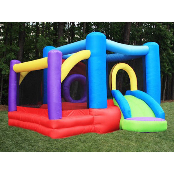 KidWise Lucky Rainbow Bouncer - Fun & Safe Baby Jumping Activity Toy for Toddlers - Indoor & Outdoor Play, Birthday Gifts, Playroom Decor