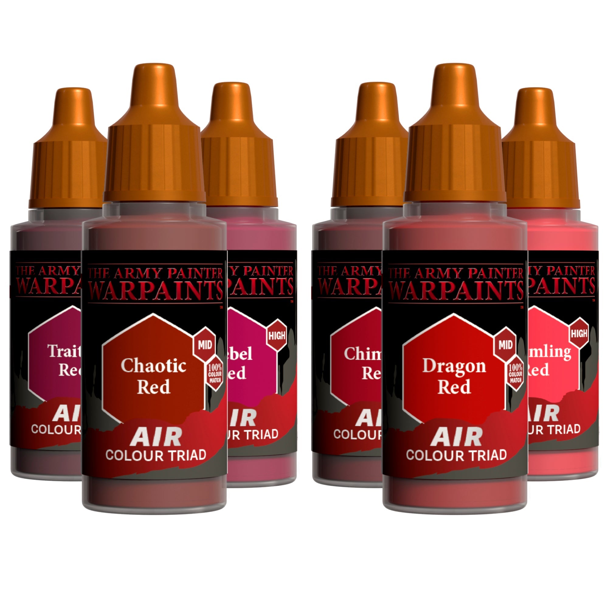 Airbrush Primary Bundle - Red | Professional Airbrush Kit for Artists & Hobbyists | Perfect for Makeup, Nail Art, Tattoo & Model Painting
