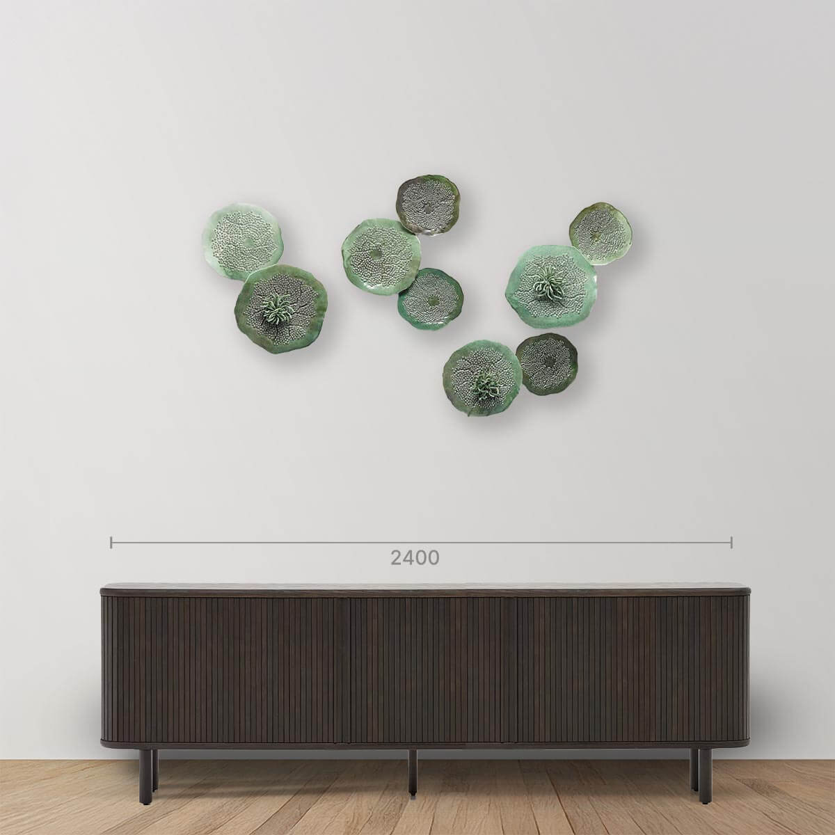 Porifera Green Wall Decor - Modern Eco-Friendly Plant Panel for Home & Office Interior Design | Perfect for Living Room, Bedroom, and Workspace Decoration