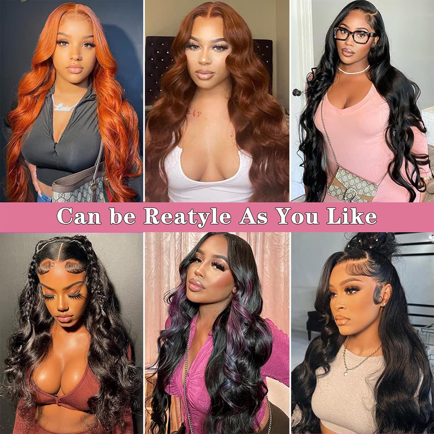 30 Inch Brazilian Body Wave Lace Front Wig - 180% Density Human Hair with Pre-Plucked Hairline & Baby Hair - 13x4 HD Transparent Lace Frontal Wig for Black Women - Perfect for Daily Wear, Parties, and Special Occasions