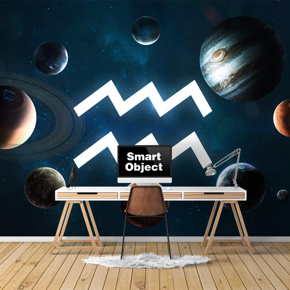 Removable Peel and Stick Wall Mural - 100x144 Inch Giant Universe & Planets Wallpaper for Bedroom Decor | Easy DIY Home Stickers for Kids Room, Nursery, or Living Space
