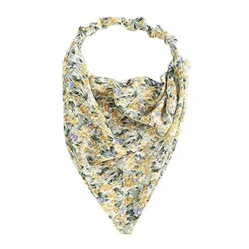 Floral Elastic Hair Kerchief Scarf Set of 3 - Stylish Headbands for Women, Girls | Perfect for Summer, Beach, Yoga, and Outdoor Activities