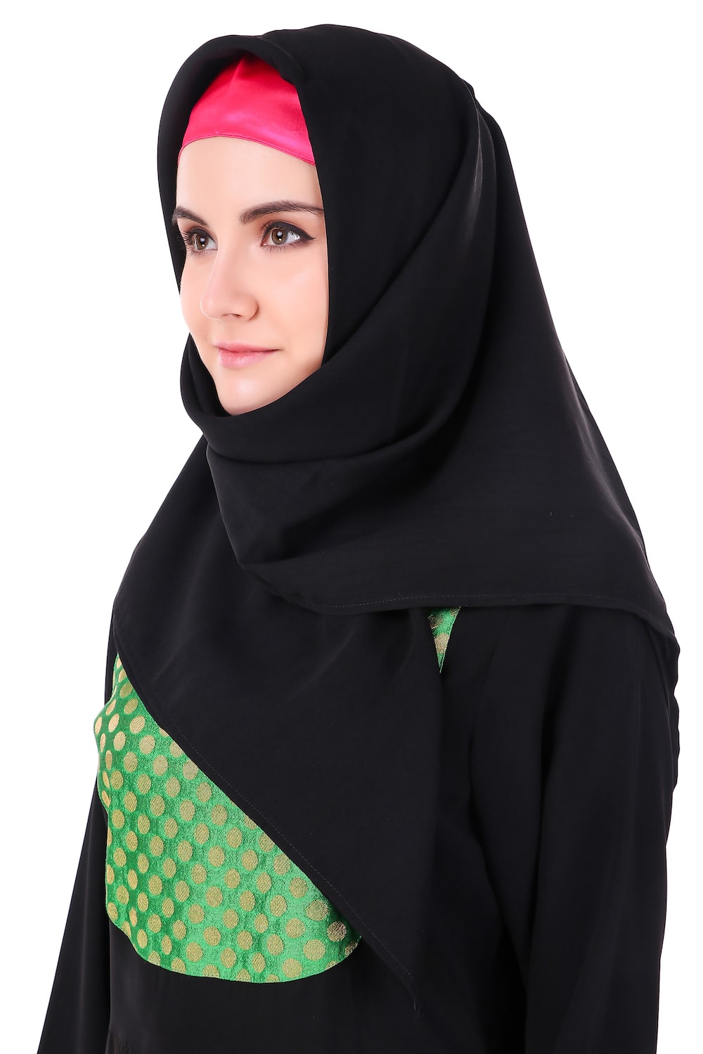 Black Nida Hijab - Modest Muslim Scarf for Women - Perfect for Prayer, Work & Everyday Wear
