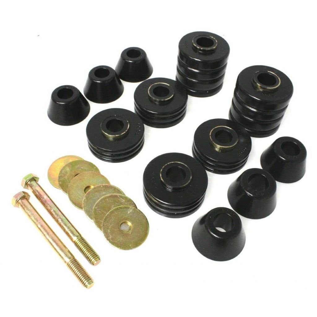 Energy Suspension Body Cab Mount Set for 1973-1980 GMC C35 | Polyurethane Bushings Kit 3.4103G | Perfect for Truck Restoration & Off-Road Performance Upgrades