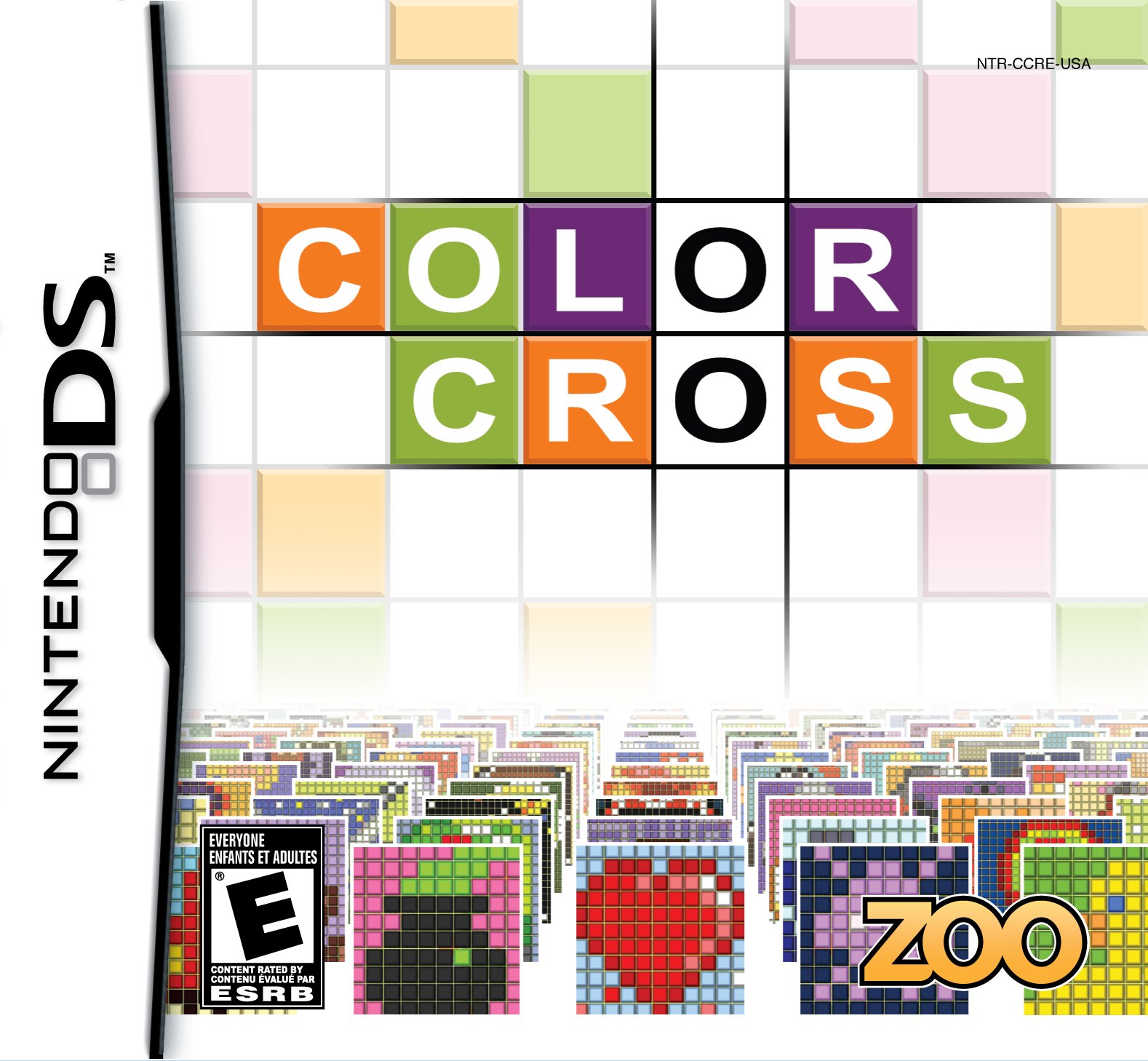 Refurbished Color Cross Puzzle Game for Nintendo DS - Fun Brain Teaser for Kids & Adults, Perfect for Travel & Family Game Nights