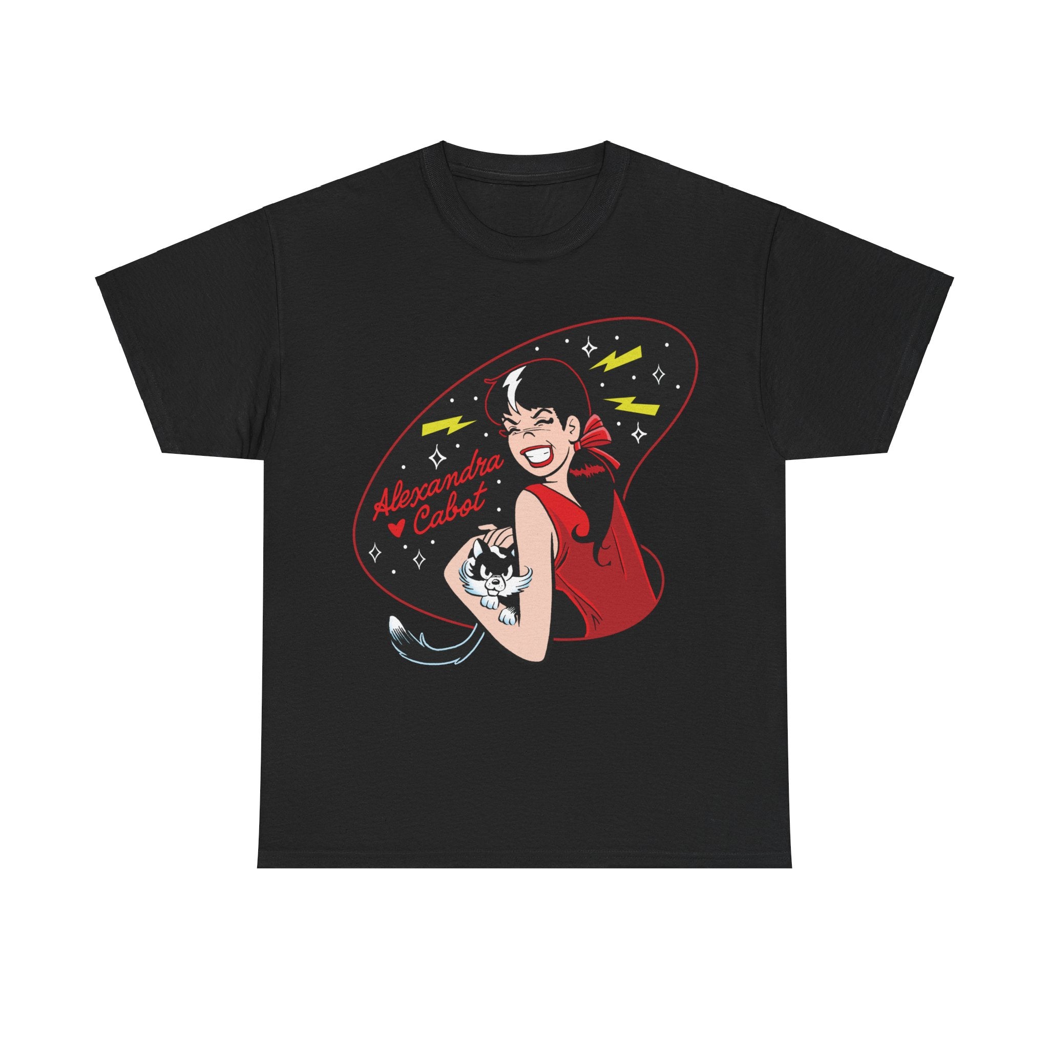 Alexandra Cabot Graphic T-Shirt | Unisex Heavy Cotton Tee with Alexandra & Sebastian Design | Casual Wear, Gift Idea, Fan Merchandise