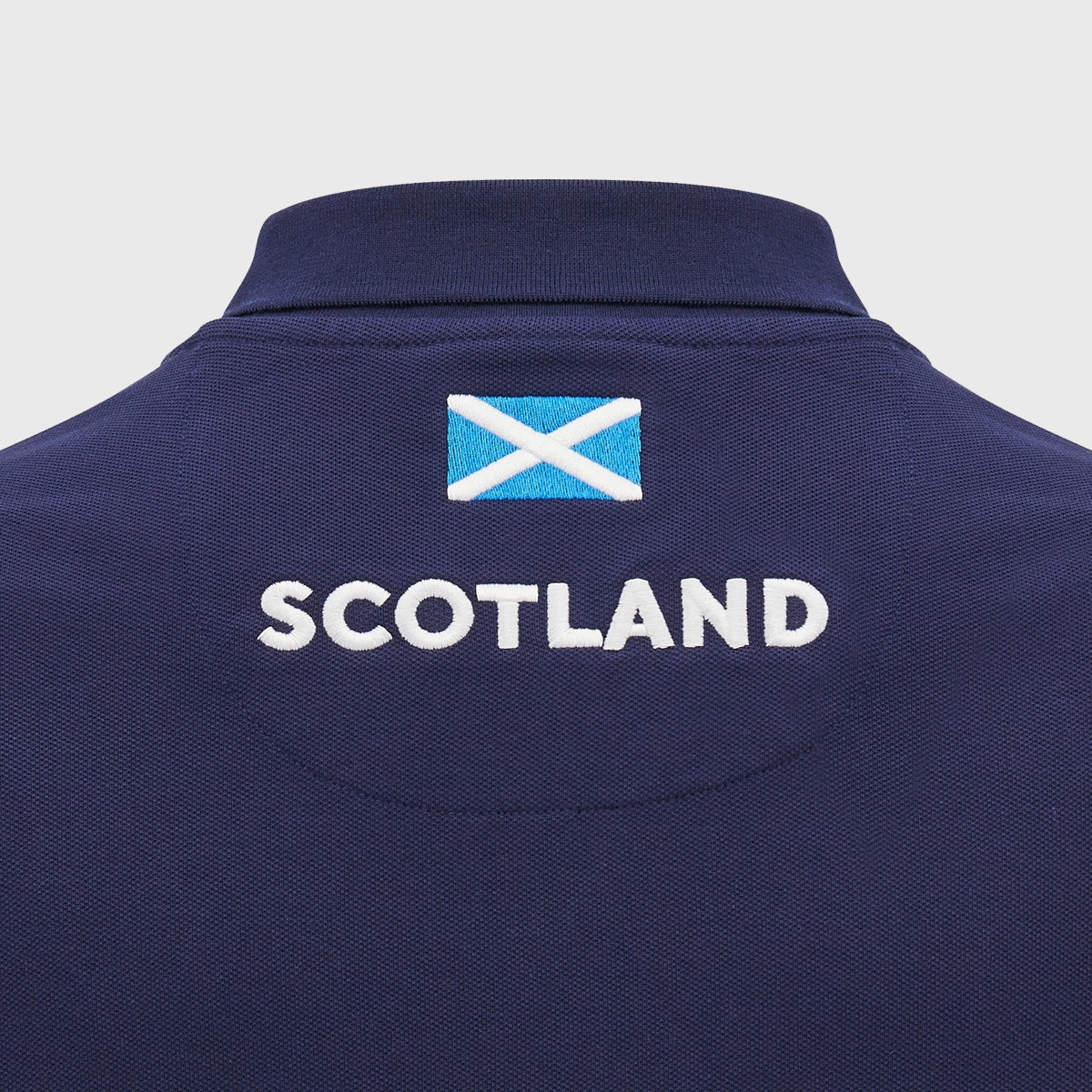 Scotland Rugby Women's Polo Shirt - Macron Official Navy Blue Performance Jersey for Training & Match Day - Perfect for Rugby Fans & Sports Enthusiasts