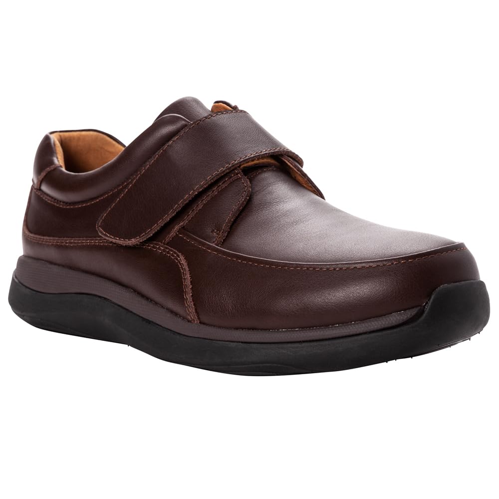 Propet Men's Parker Oxford Strap Shoe - Comfortable & Stylish Casual Dress Shoes for Work, Walking & Everyday Wear