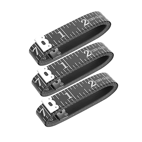 3-Pack Black Tape Measure - 60