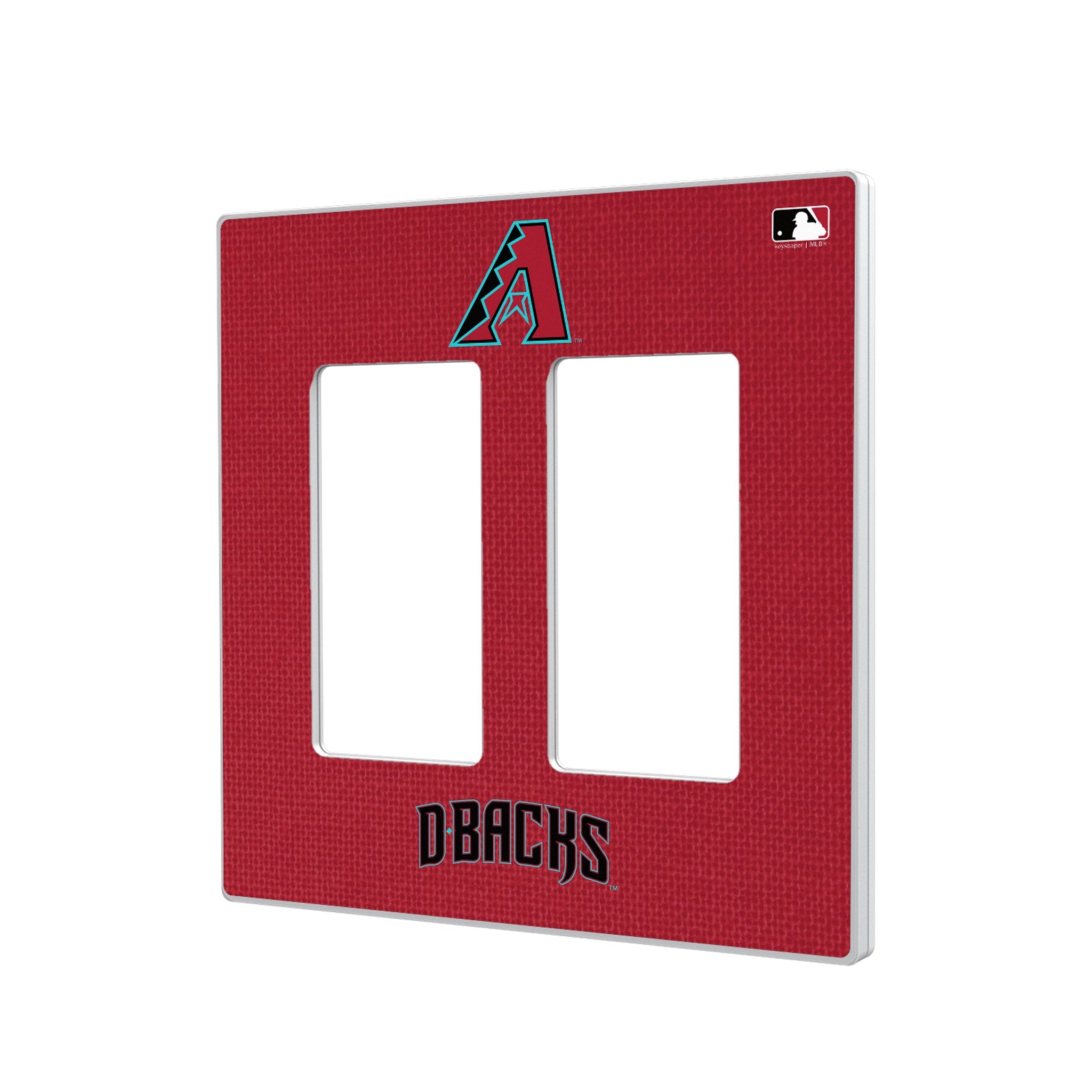 Arizona Diamondbacks Hidden Screw Light Switch Plate Cover - Solid Team Logo Design for Home & Office Decor | Perfect for Bedroom, Living Room, and Game Room