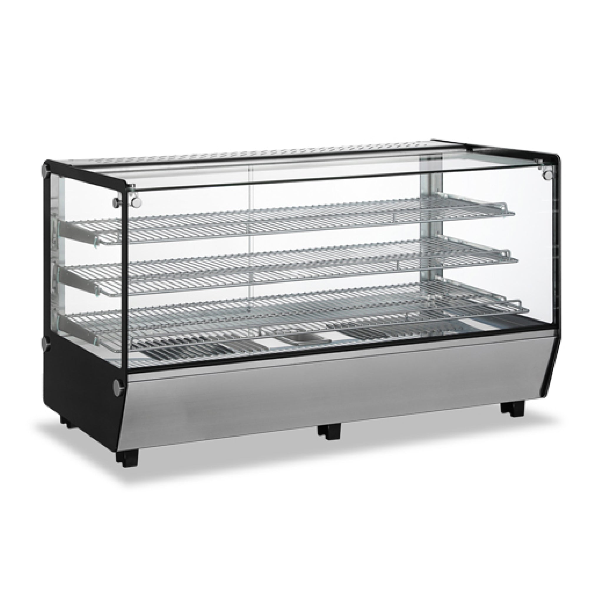 Scratch & Dent Nella 60 Square Glass Countertop Display Warmer - 8.8 Cu. Ft. Commercial Food Warmer (Model 47428) for Restaurants, Cafes & Buffets
