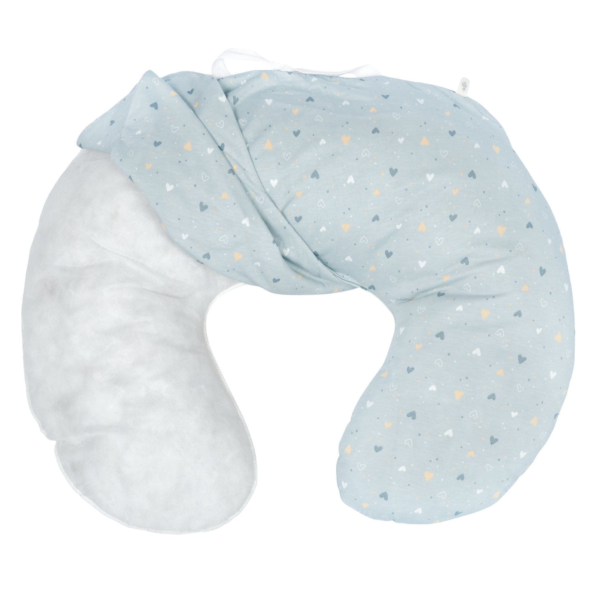Organic Bamboo Nursing Pillow for Breastfeeding - Soft & Supportive Baby Feeding Cushion - Perfect for New Moms, Pregnancy & Postpartum Comfort (Eco-Friendly, Washable) - Ideal for Nursery, Living Room & Travel Use