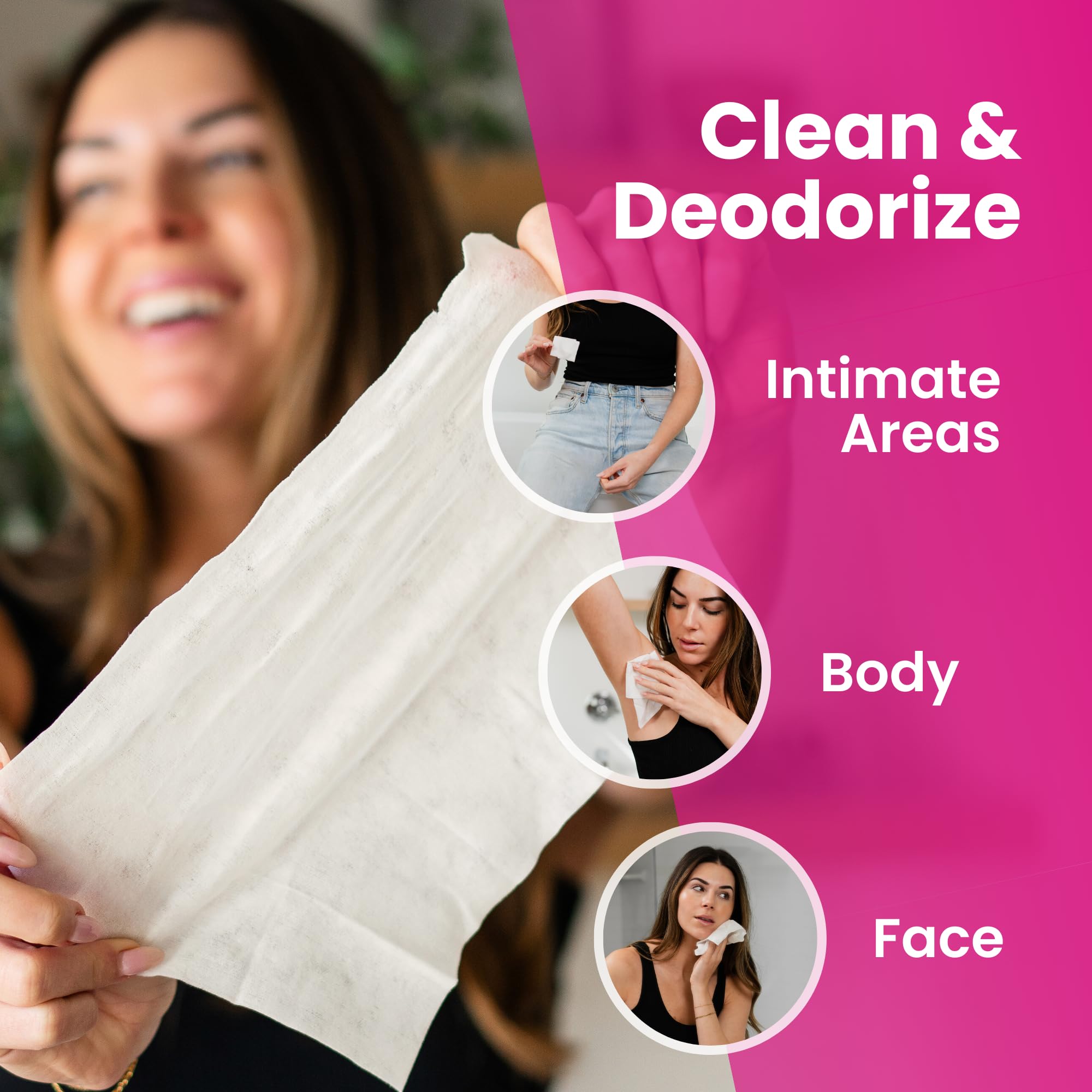 Lady Parts Feminine Wipes | Flushable pH-Balanced Wet Wipes for Women | Gentle Cleansing for Intimate Areas, Body & Face | Travel-Friendly Personal Hygiene Wipes | Stay Fresh On-The-Go | Pack of 20 | Perfect for Gym, Travel & Daily Freshness